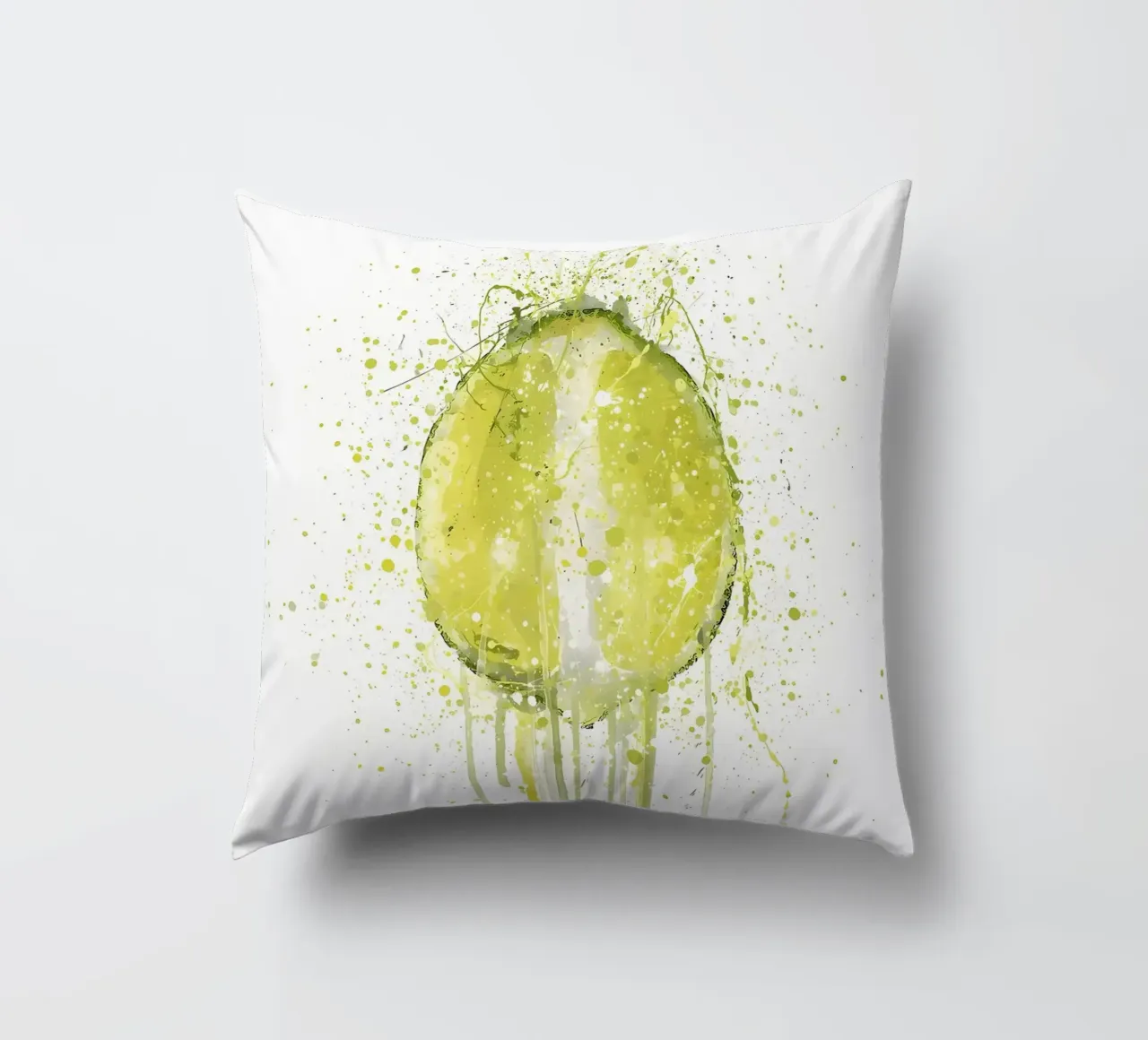Acquerello di frutta al lime cuscino da Mimi