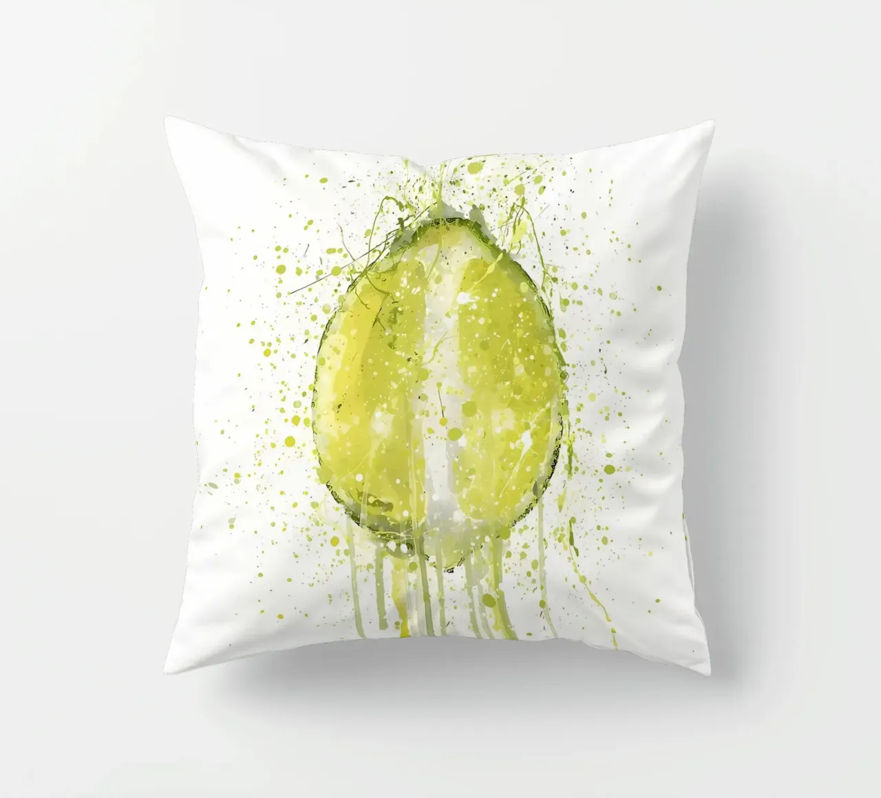 Acquerello di frutta al lime cuscino da Mimi