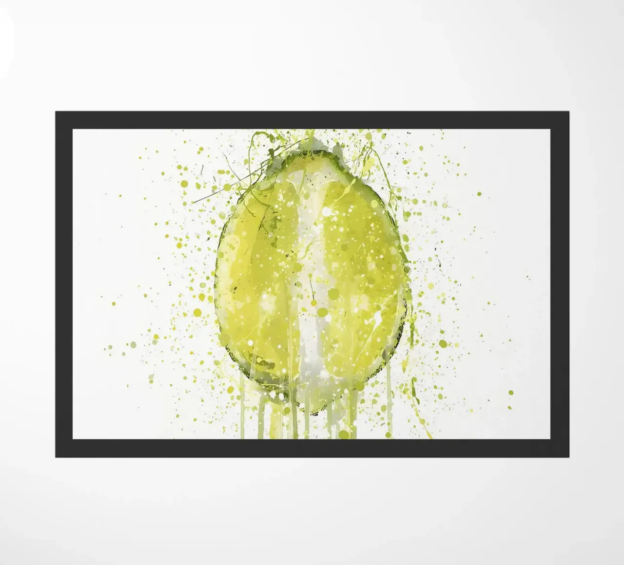 Acquerello di frutta al lime zerbino da Mimi