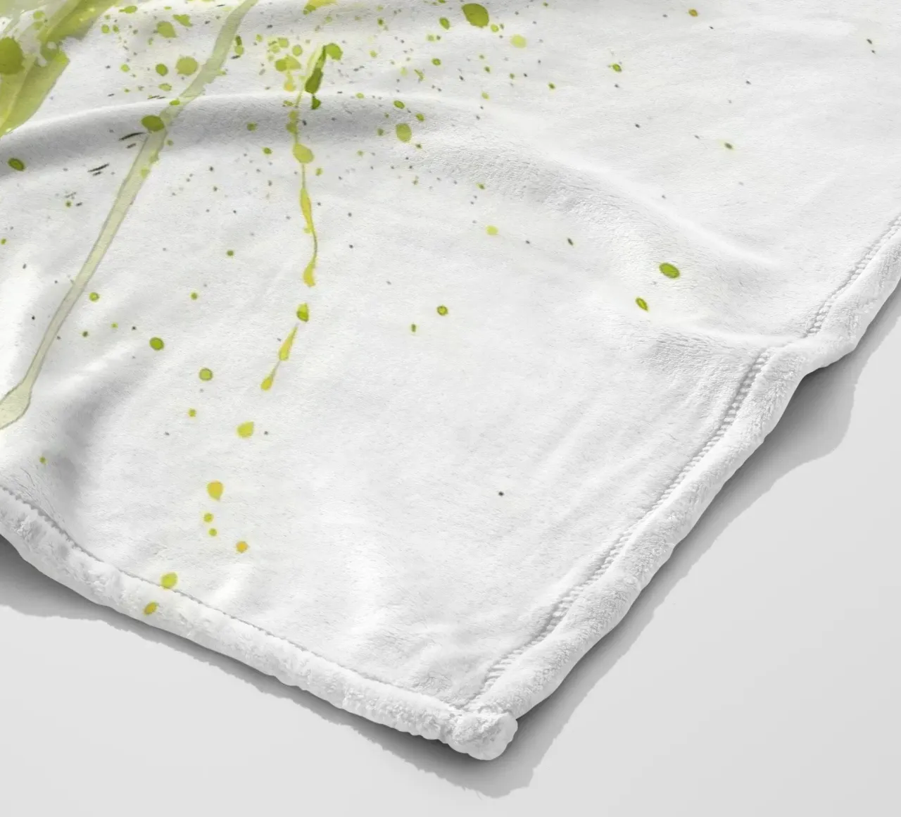 Acquerello di frutta al lime coperta in pile da Mimi