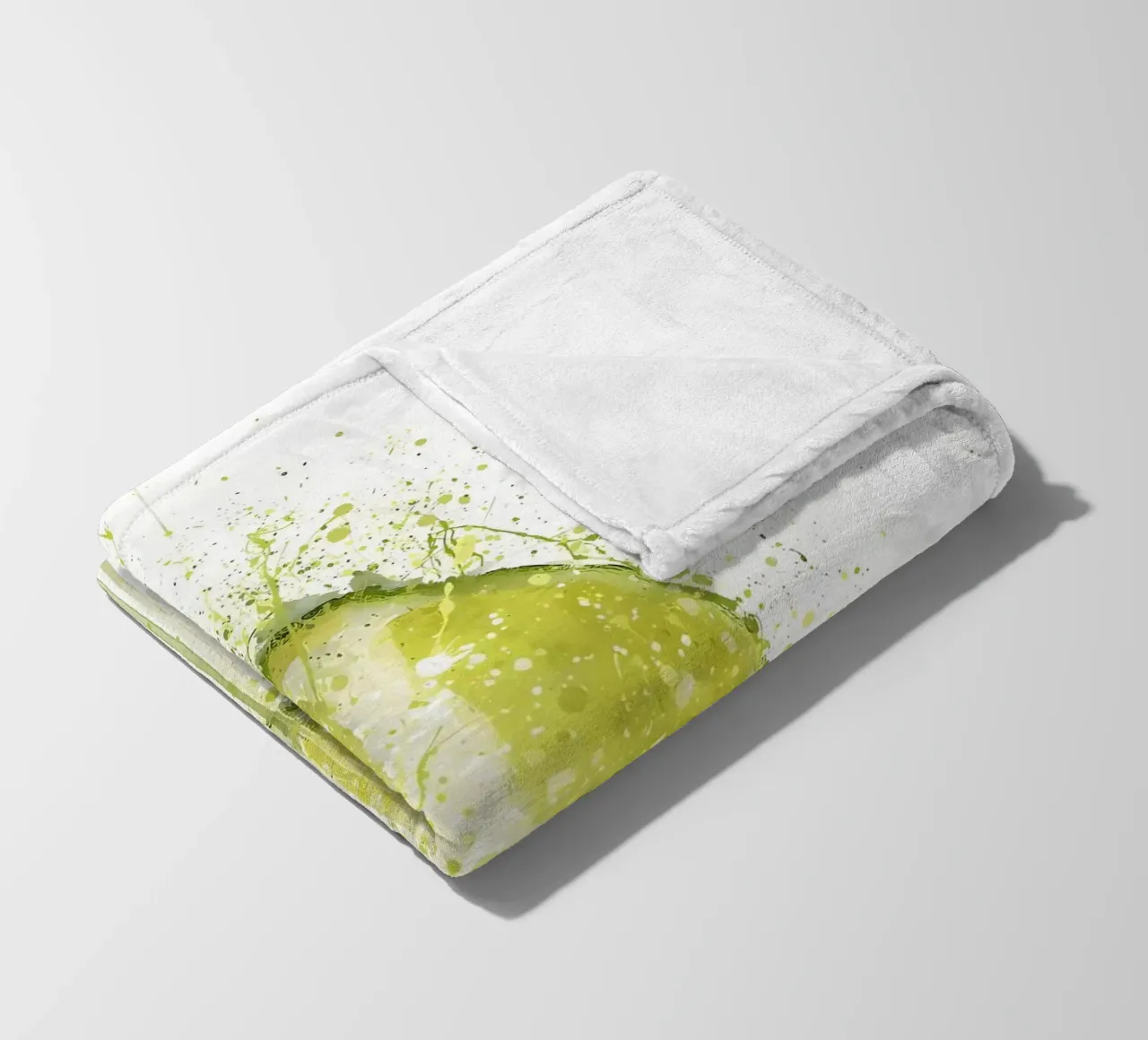 Acquerello di frutta al lime coperta in pile da Mimi