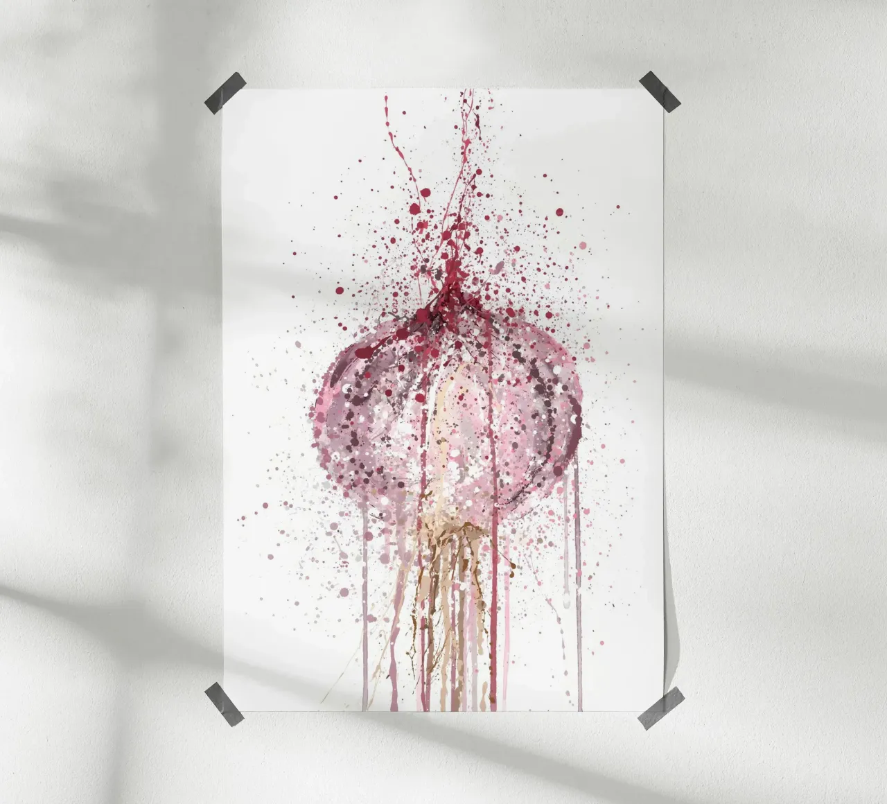 Acquerello Cipolla Vegetale carta hahnemühle da Mimi