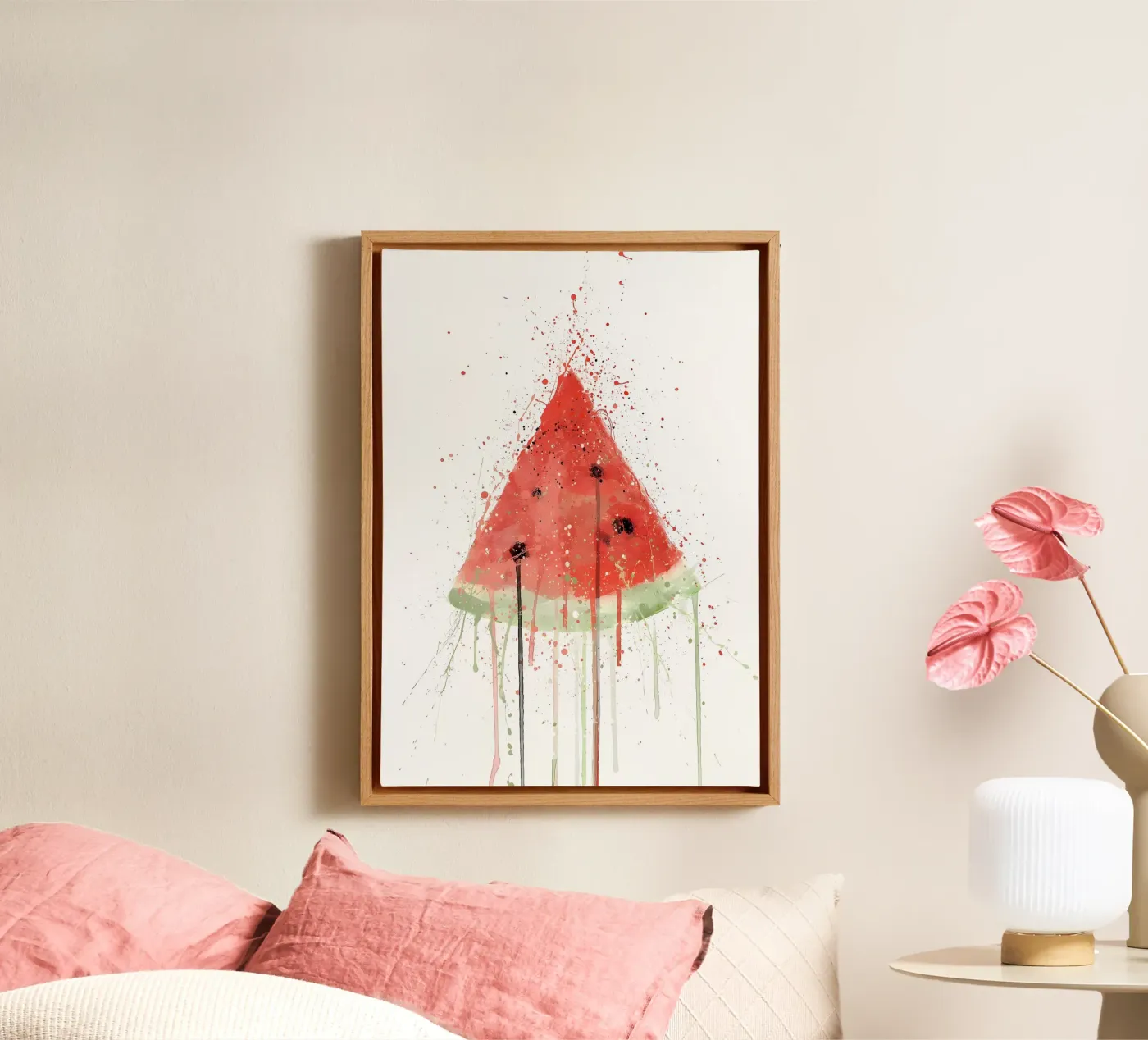 Melon d'eau toile de Mimi