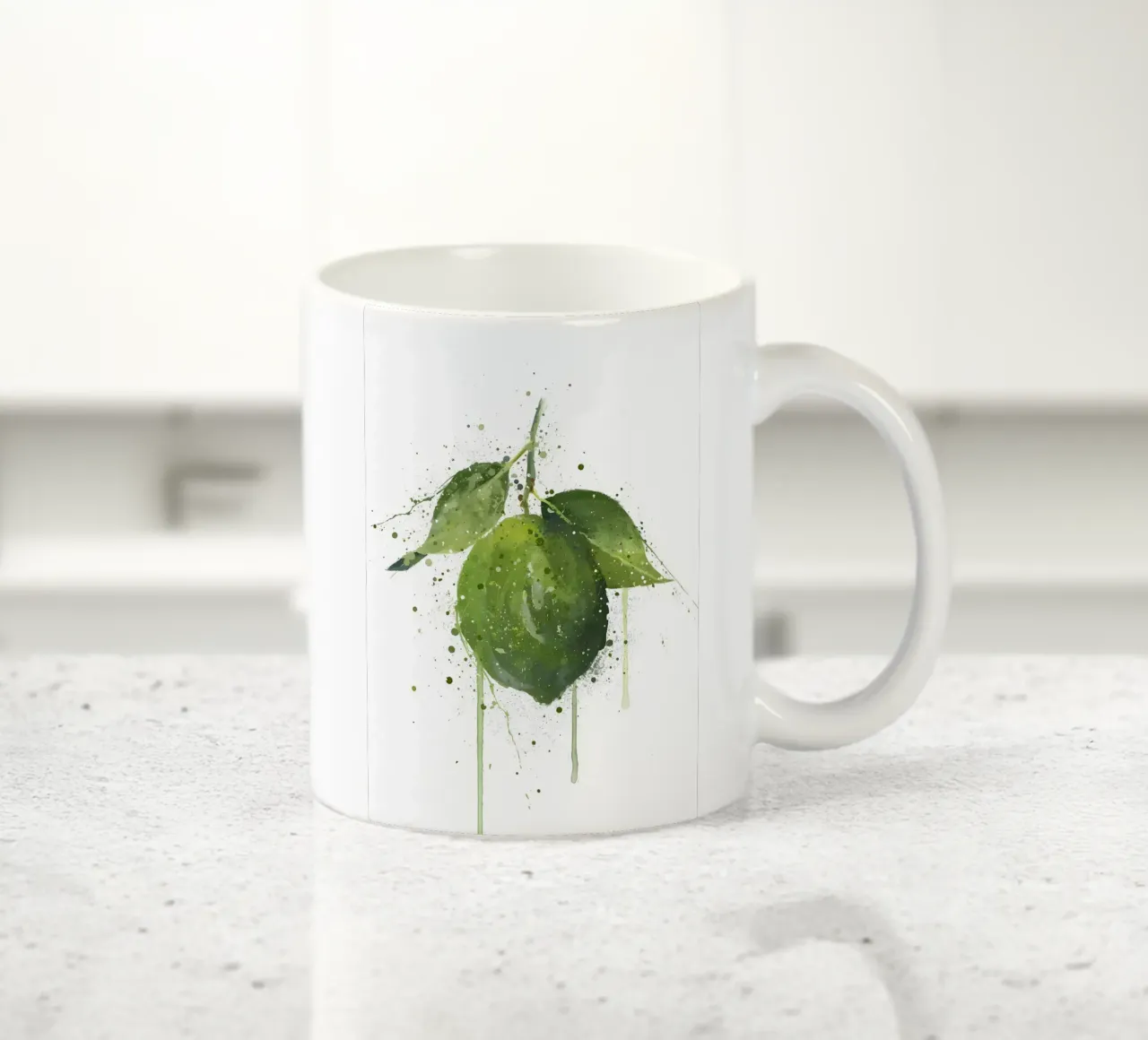 Frutto intero di lime tazza in ceramica da Mimi