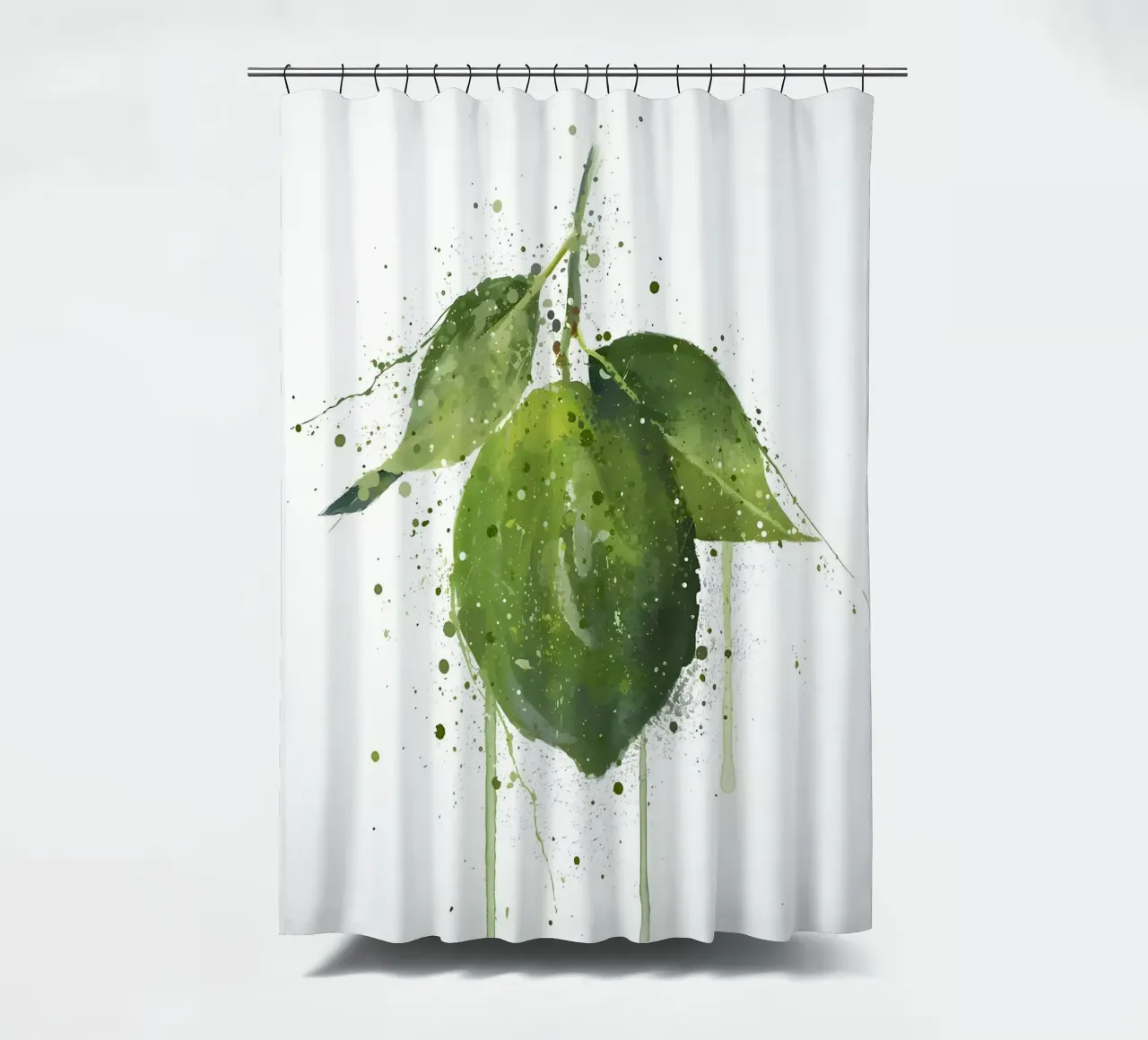 Frutto intero di lime tenda da doccia da Mimi