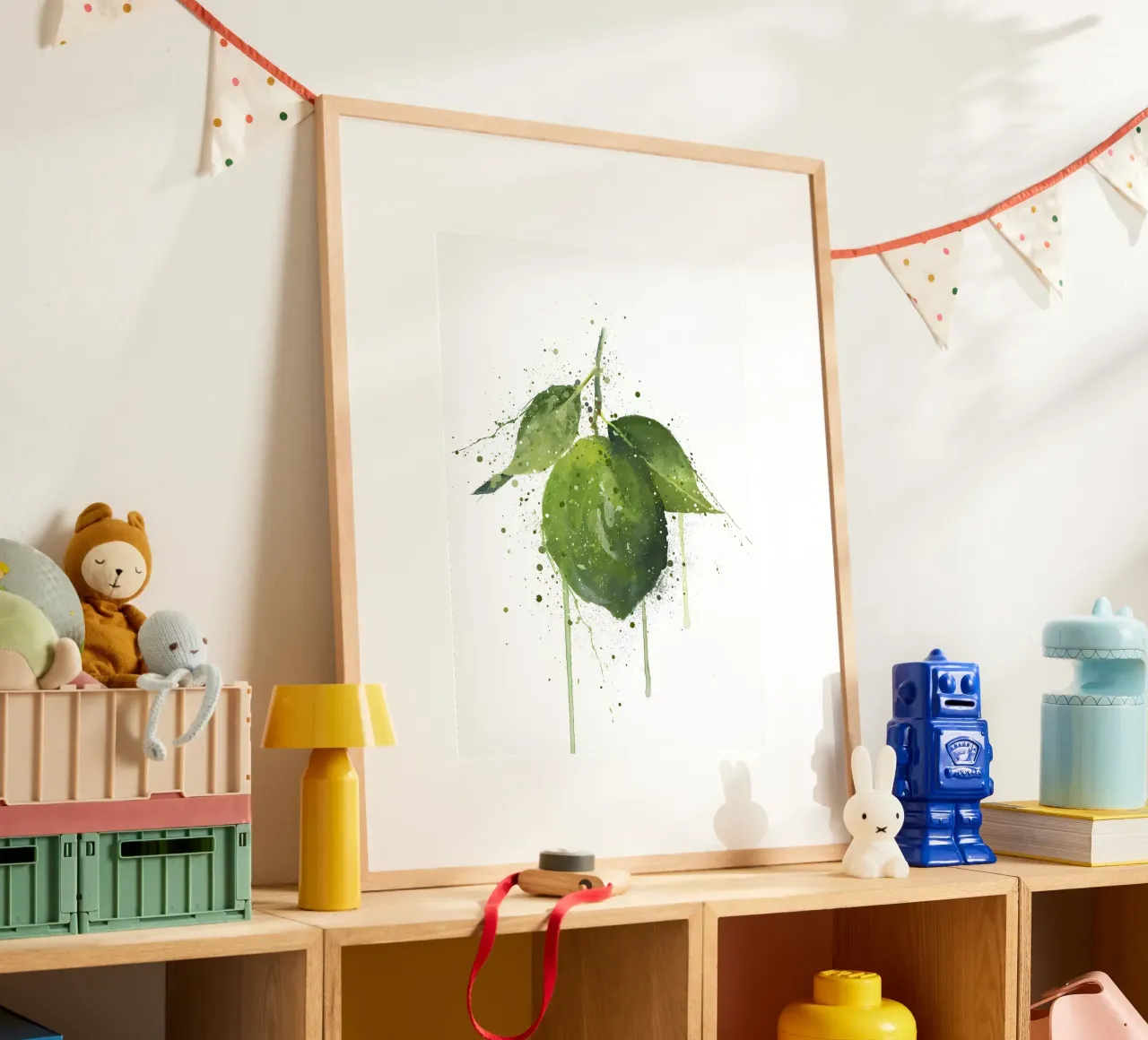 Frutto intero di lime carta hahnemühle da Mimi