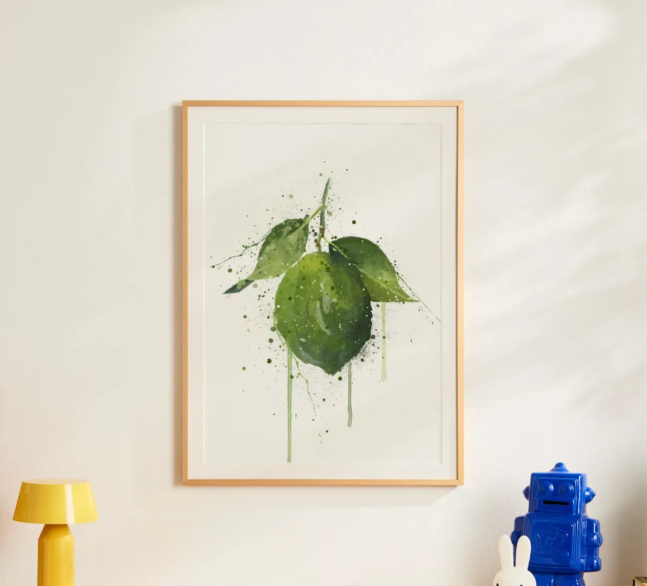 Frutto intero di lime carta hahnemühle da Mimi