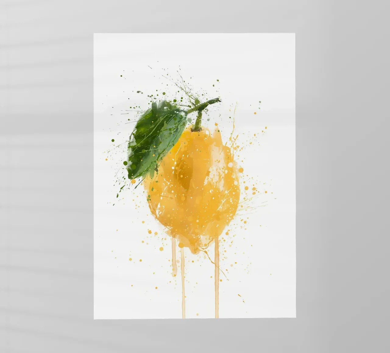 Limone intero pellicola backlit da Mimi