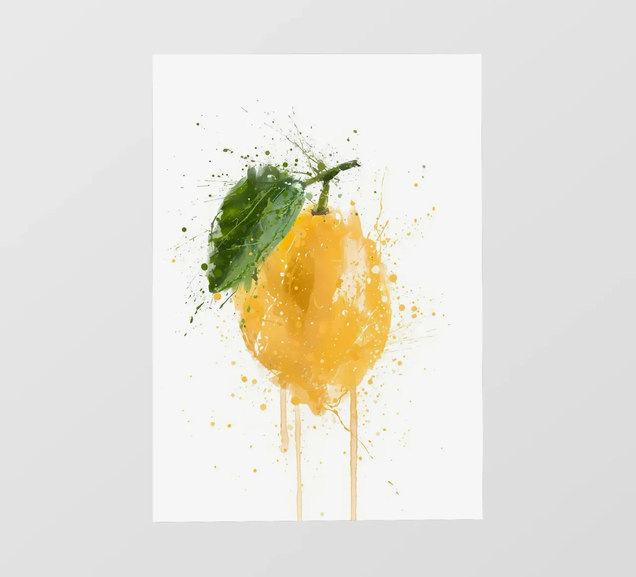 Limone intero pellicola backlit da Mimi