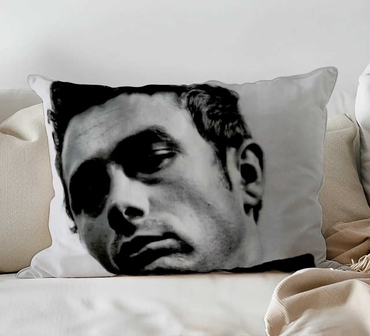 James Dean, 1955 cuscino da Gallery Print and Art Limited