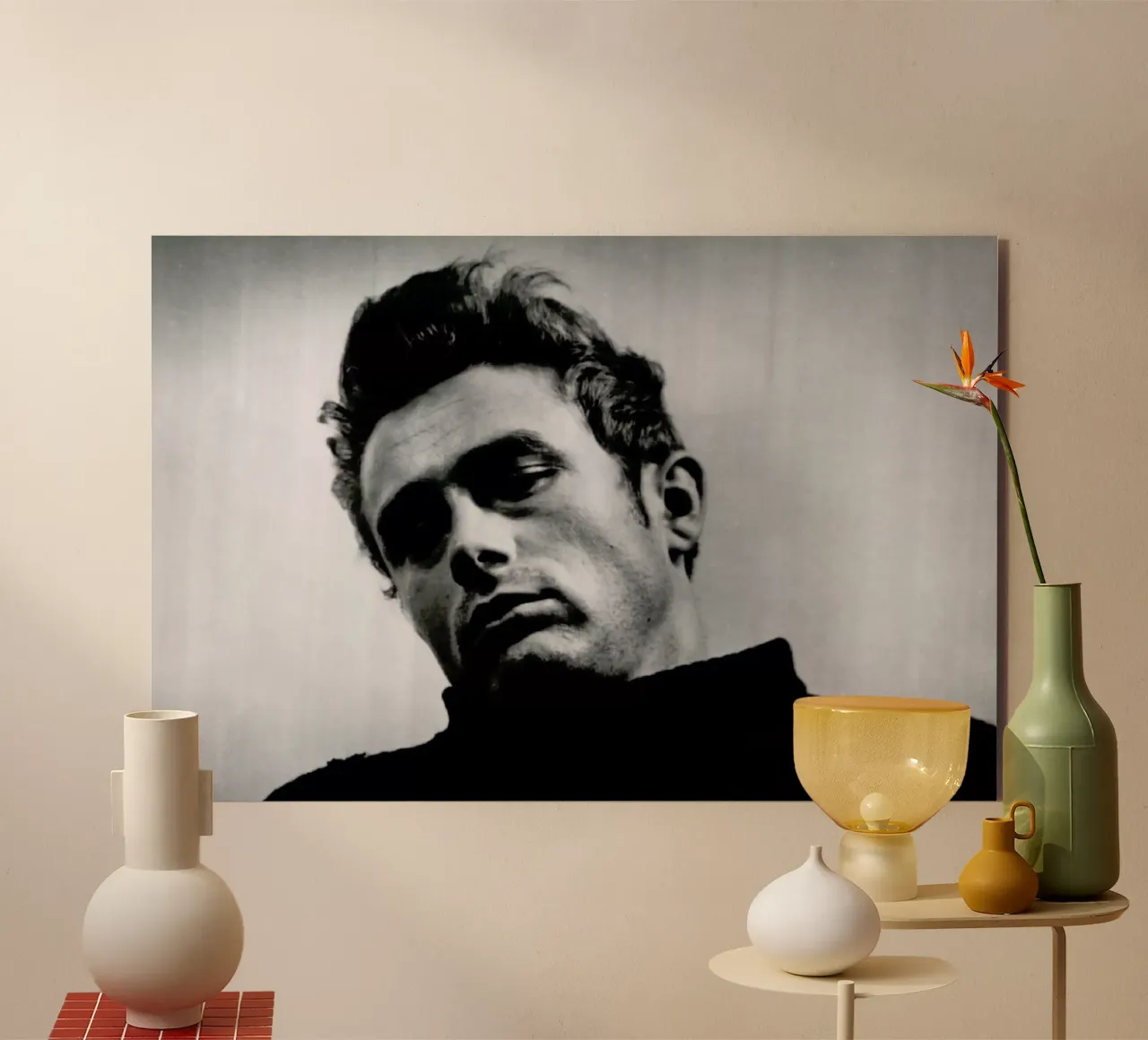 James Dean, 1955 alluminio dibond da Gallery Print and Art Limited