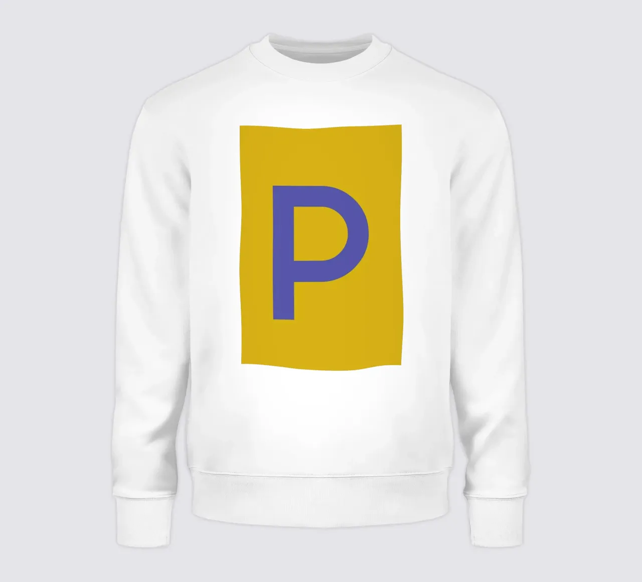 Yellow Letter P felpa da Studio One