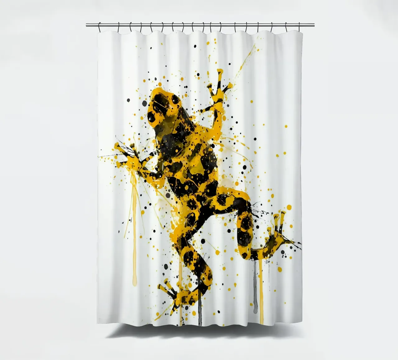 Frog Poison shower curtain by Nami