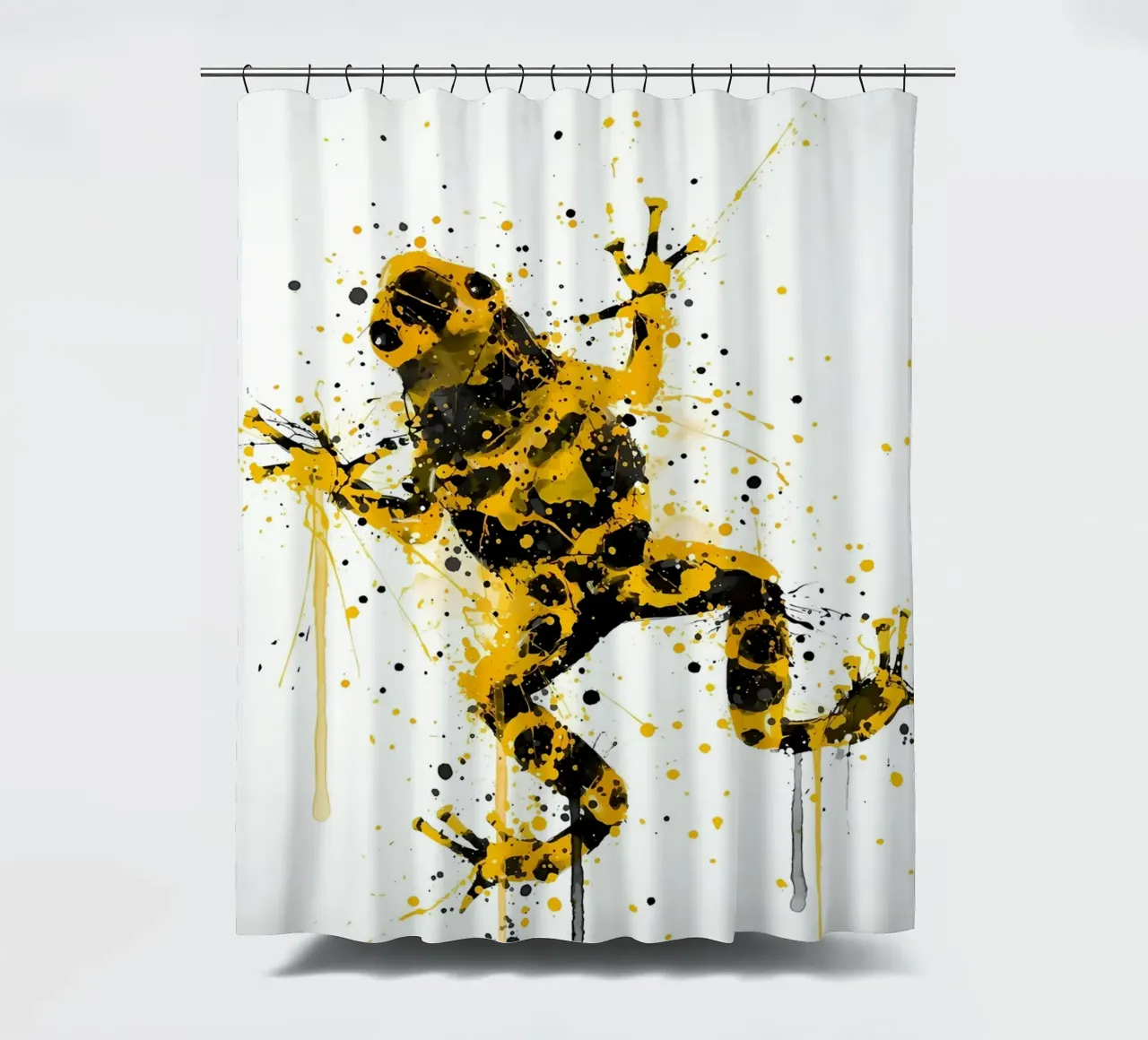 Frog Poison shower curtain by Nami
