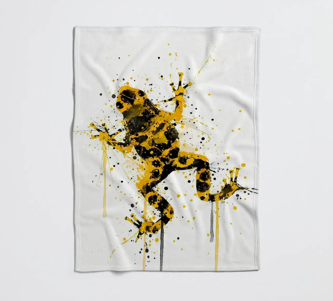 Frog Poison fleece blanket by Nami