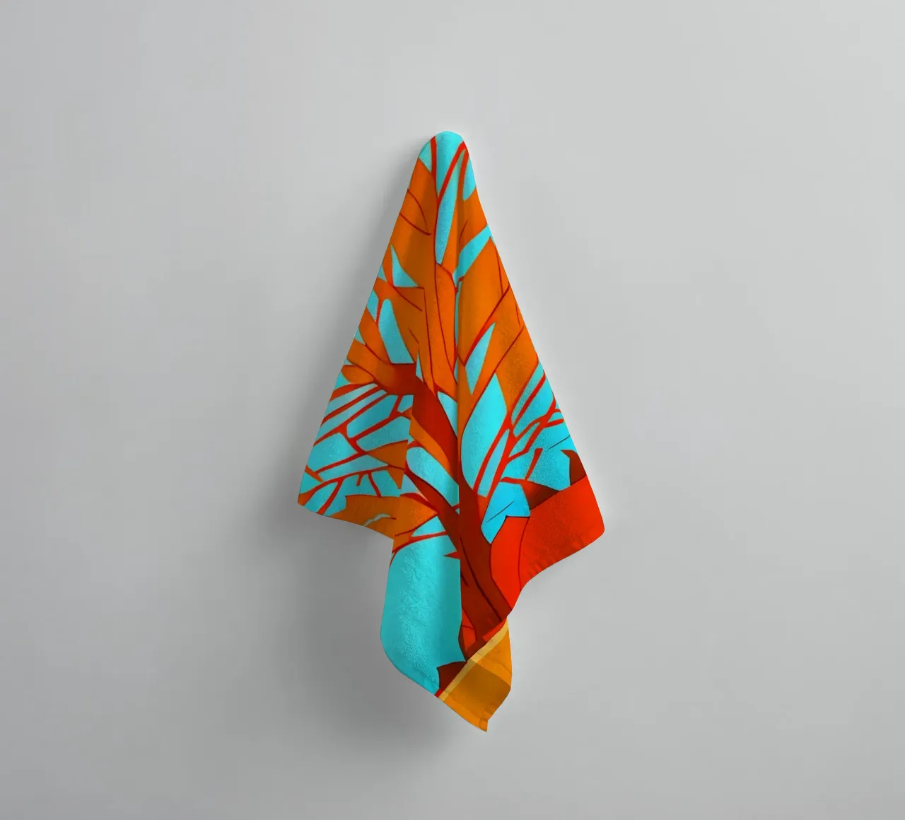 Albero_Natura_2 asciugamano da bagno da Abstract Art by LK