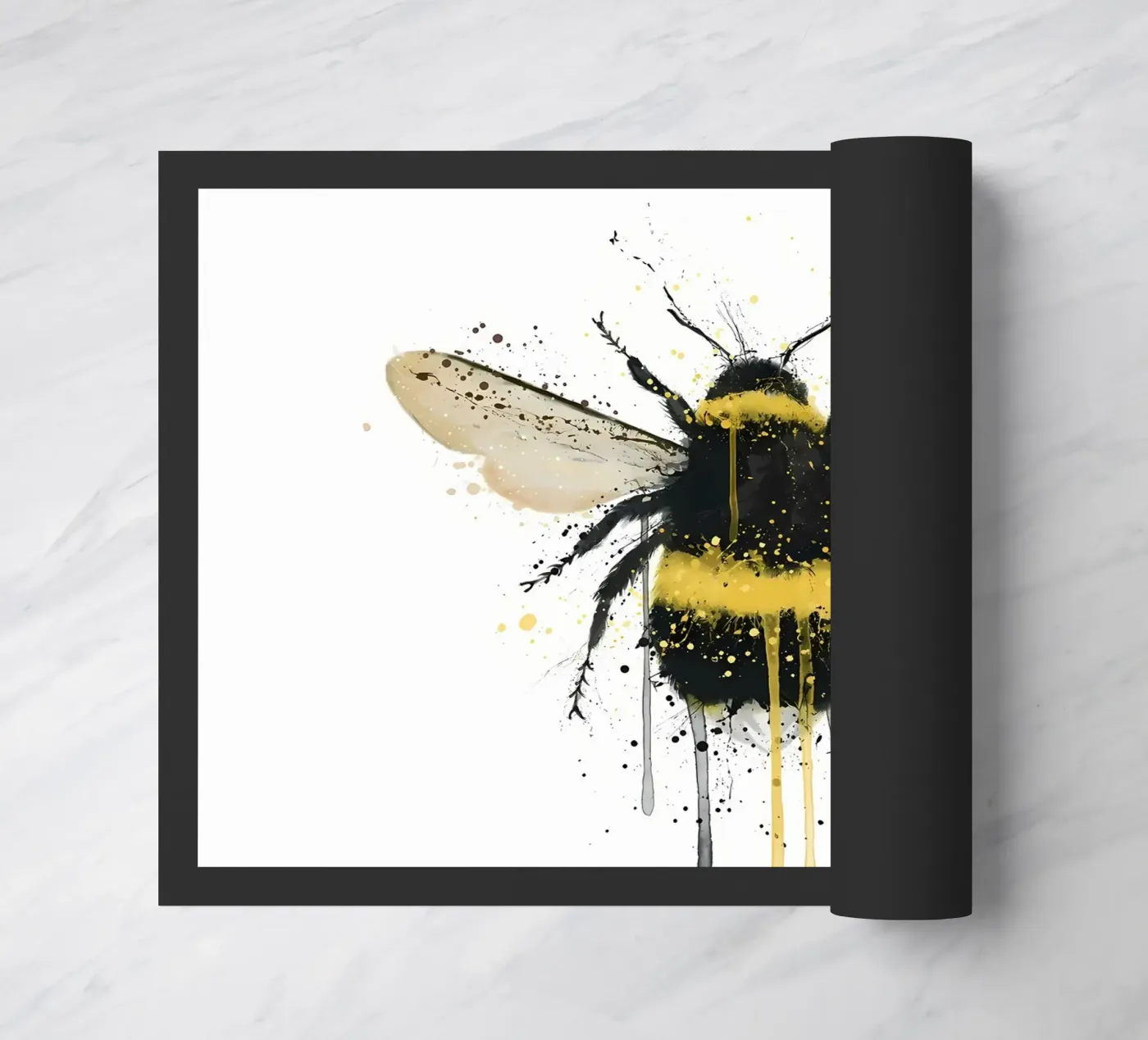 Bumblebee doormat by Nami