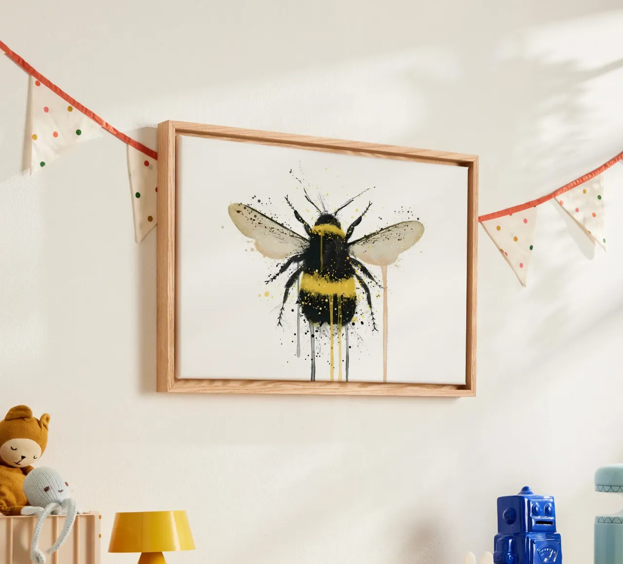 Bumblebee canvas by Nami