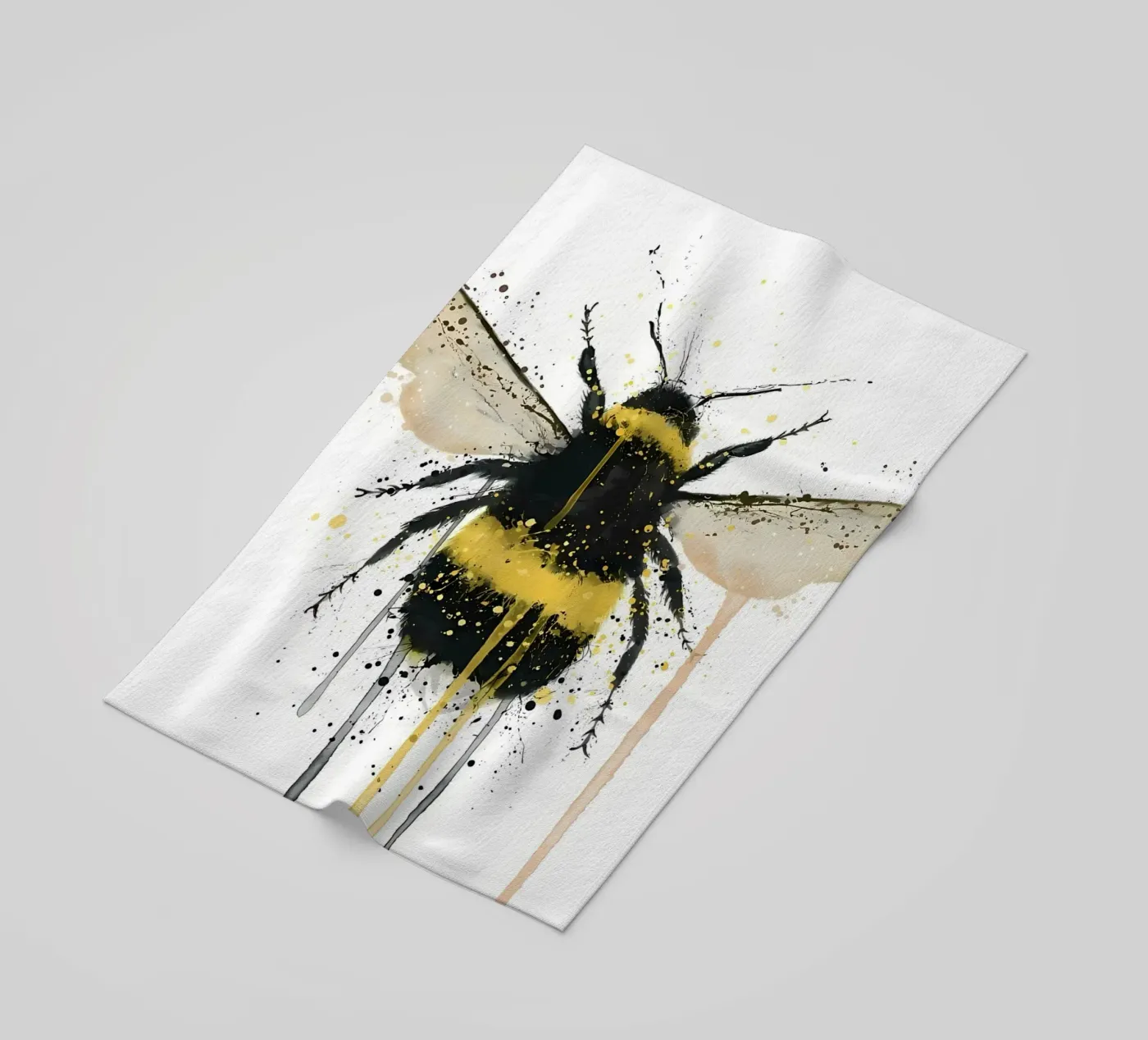 Bumblebee beach towel by Nami