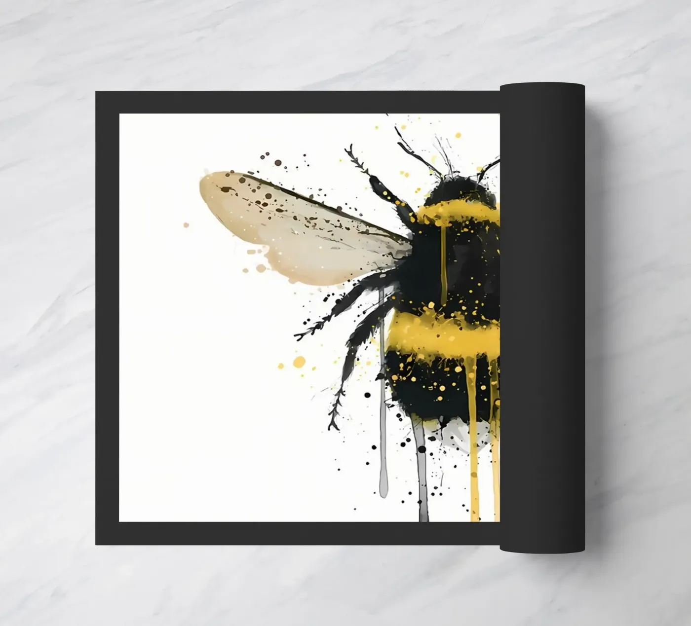 Bumblebee doormat by Nami