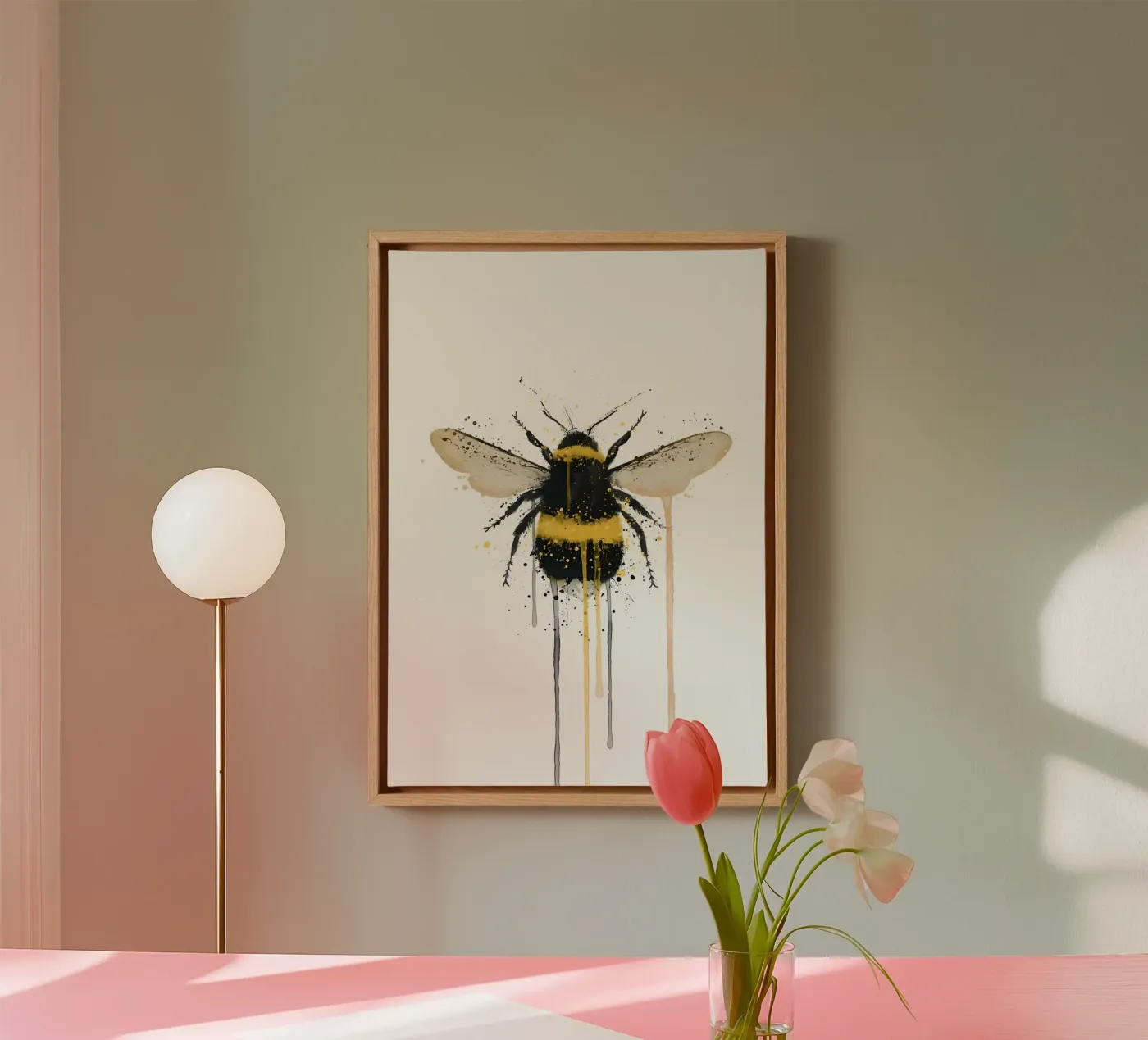 Bumblebee canvas by Nami