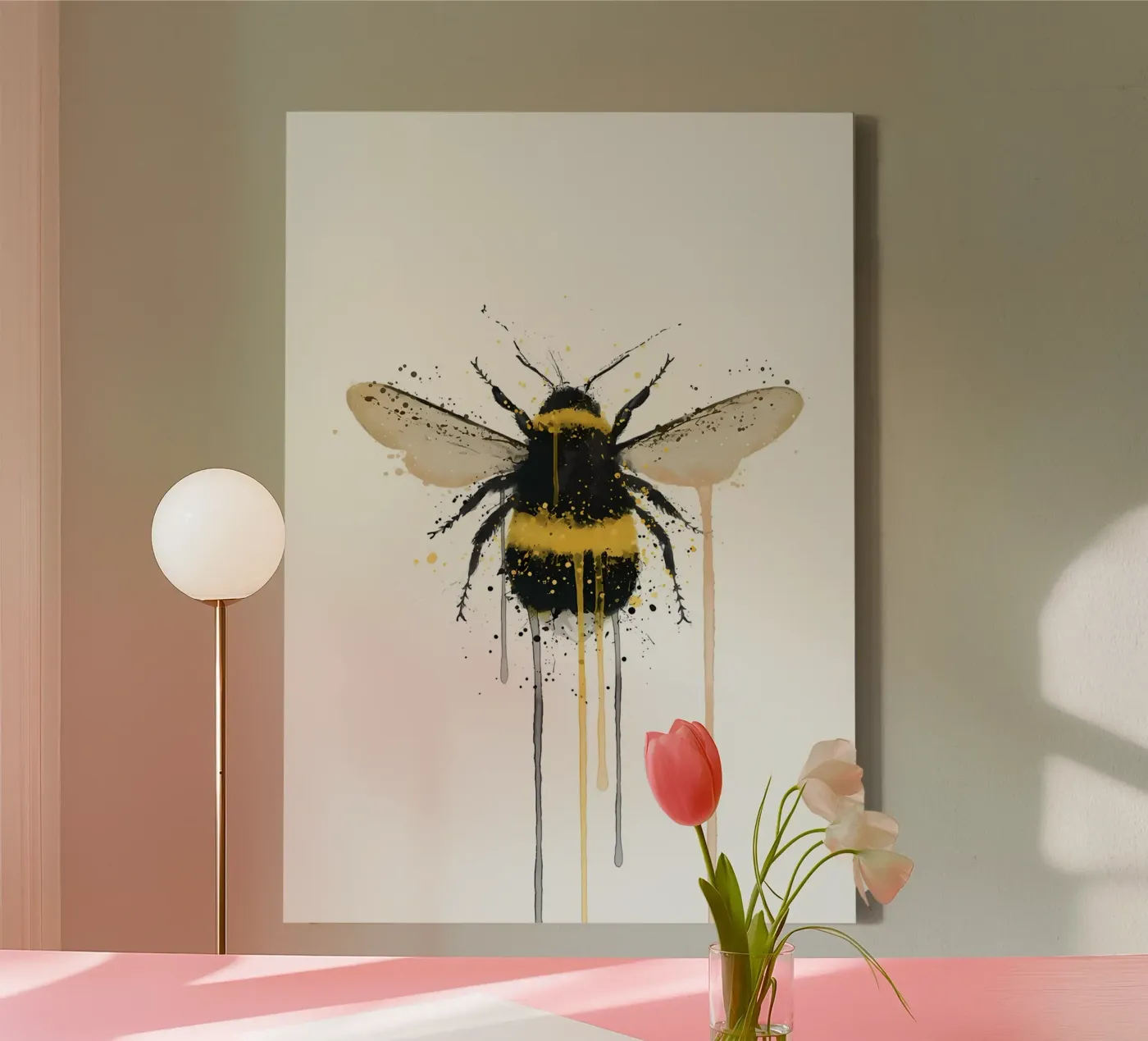 Bumblebee canvas by Nami