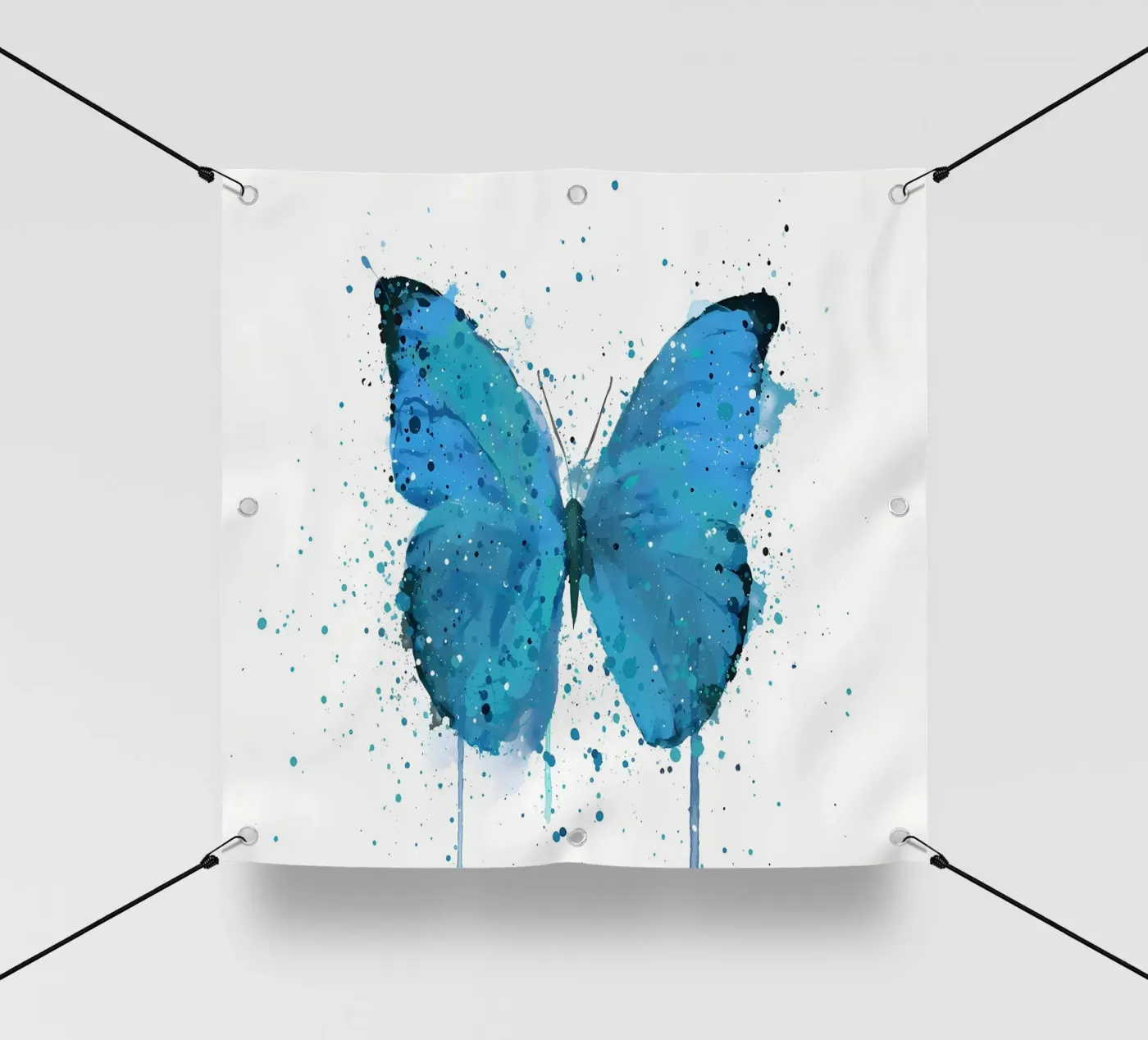 Farfalla Morpho telo in pvc da Nami