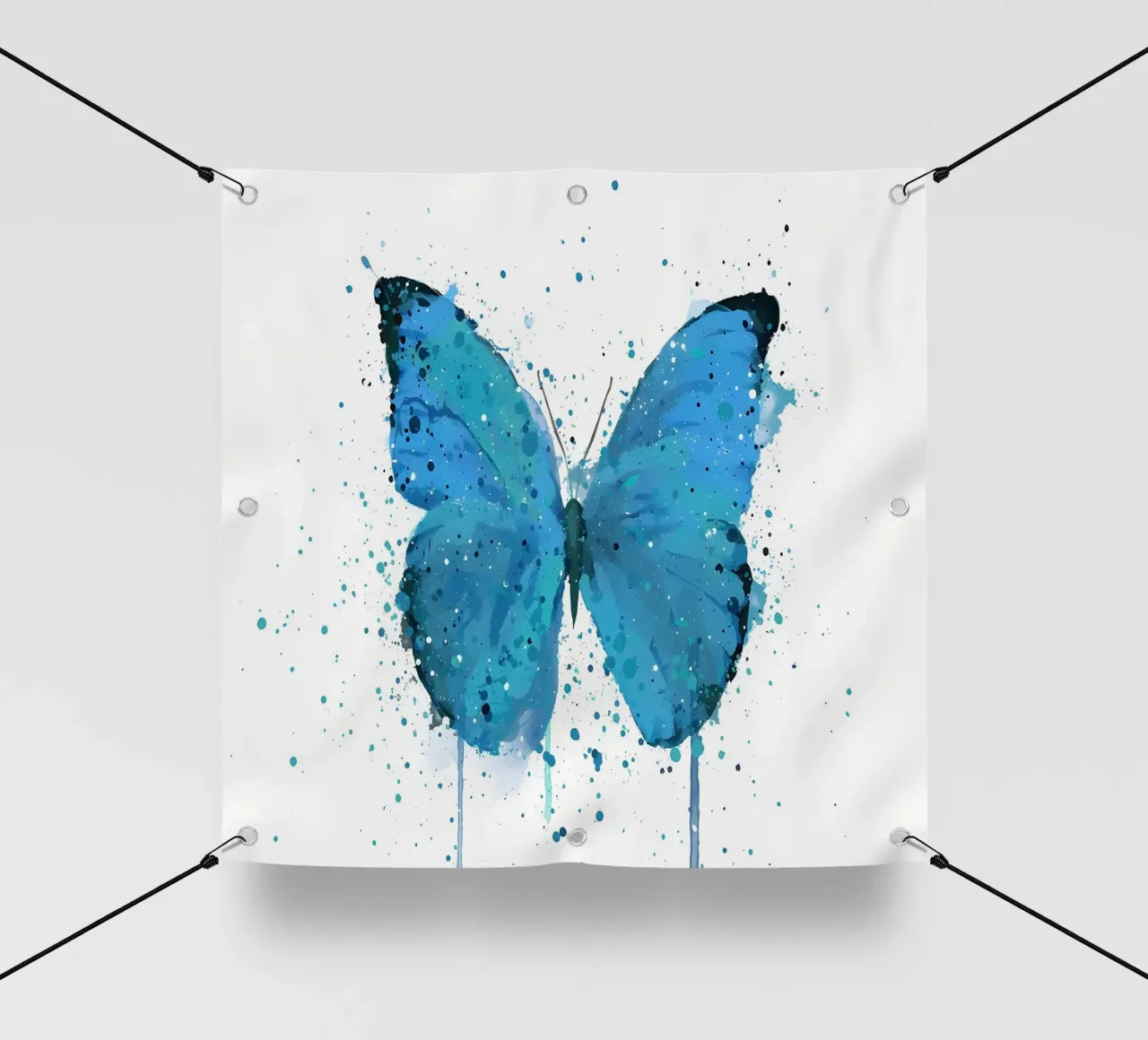 Farfalla Morpho telo in pvc da Nami