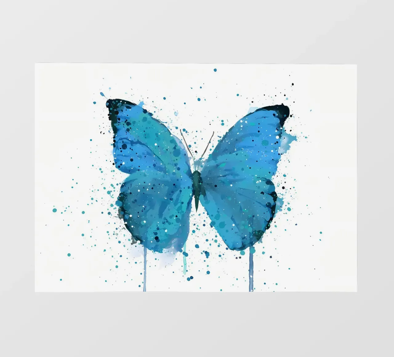 Farfalla Morpho telo in pvc da Nami