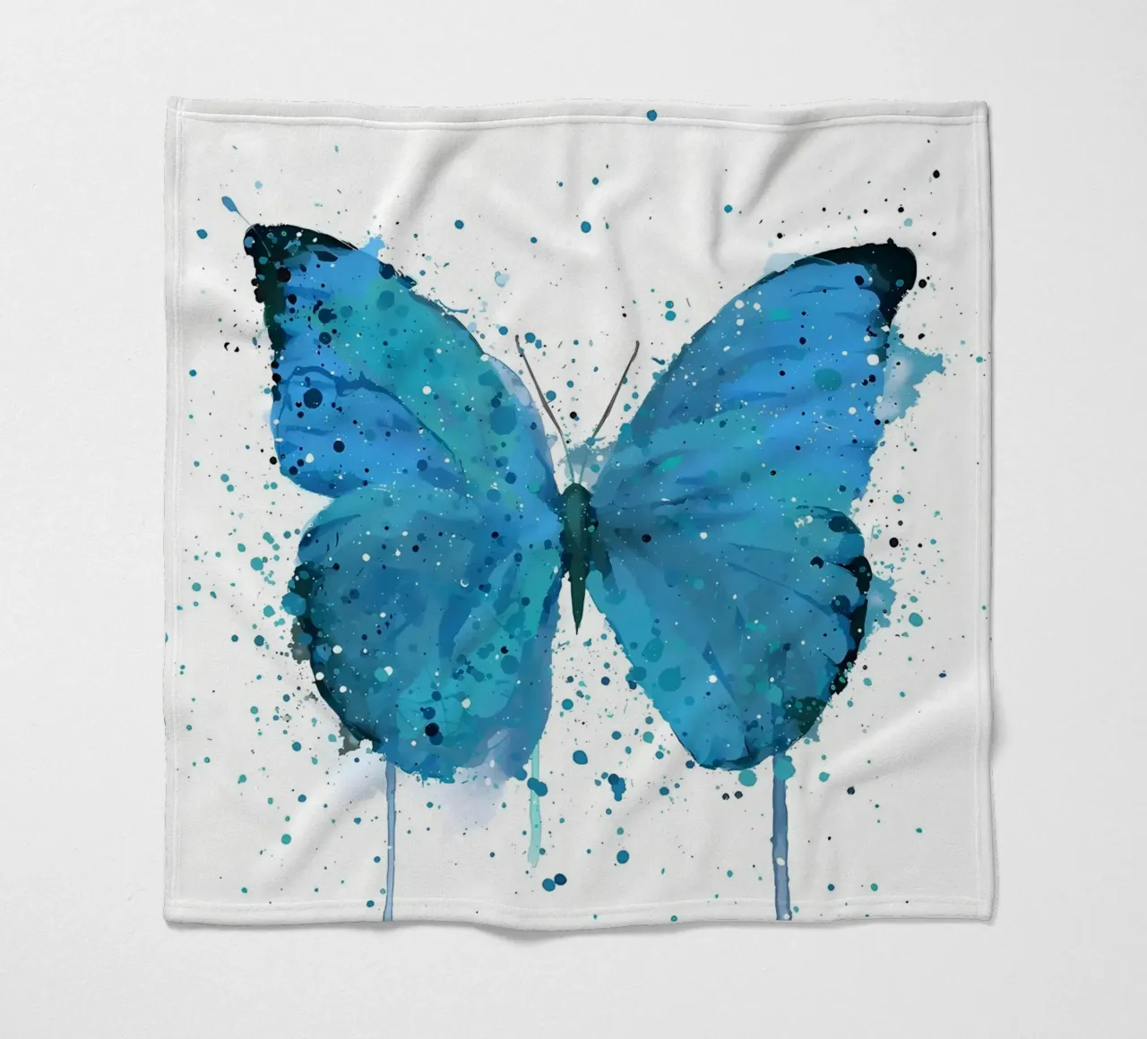 Farfalla Morpho coperta in pile da Nami