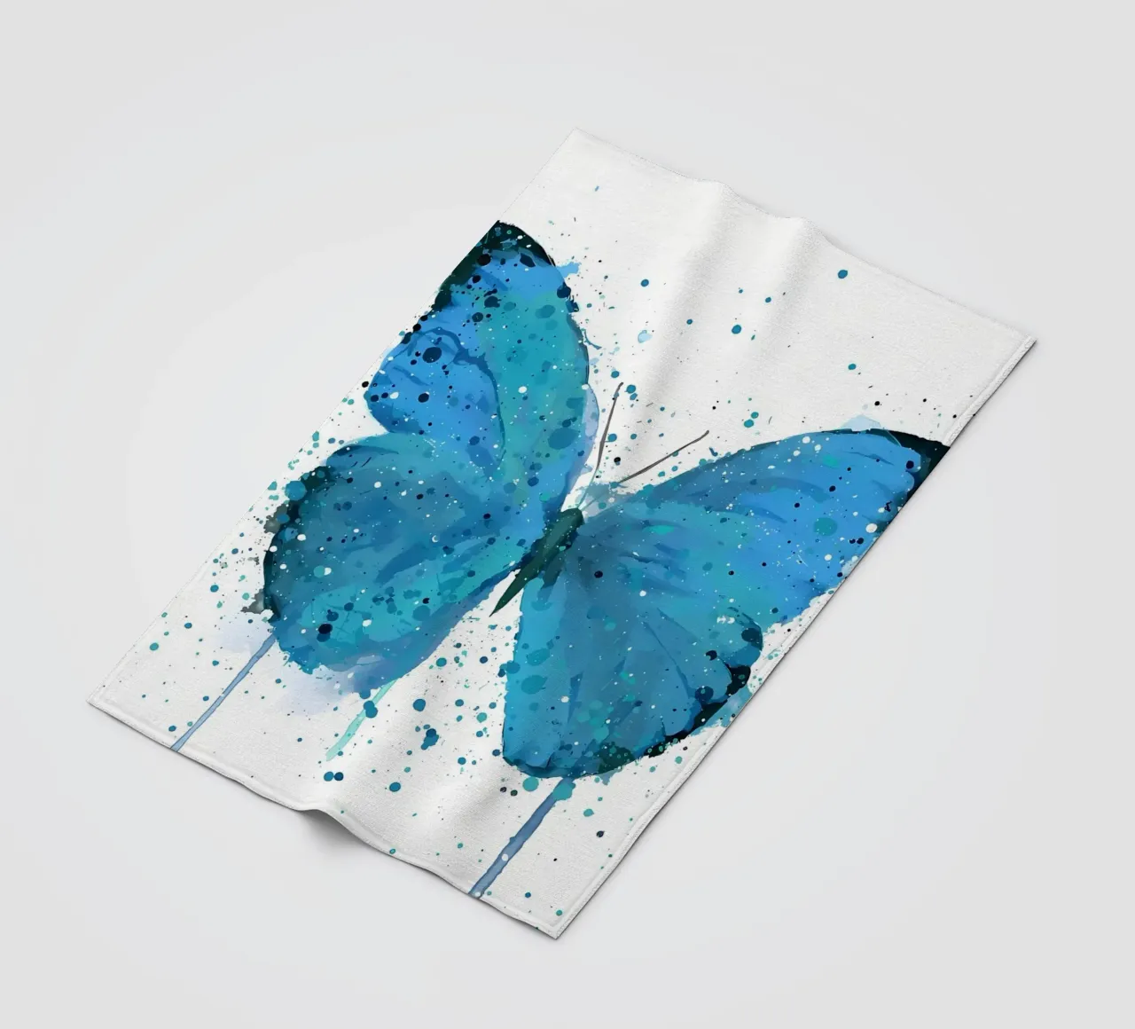 Farfalla Morpho coperta in pile da Nami