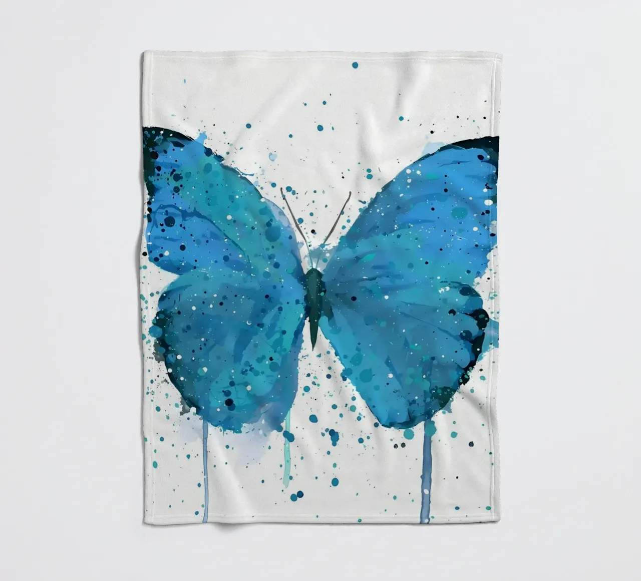 Farfalla Morpho coperta in pile da Nami