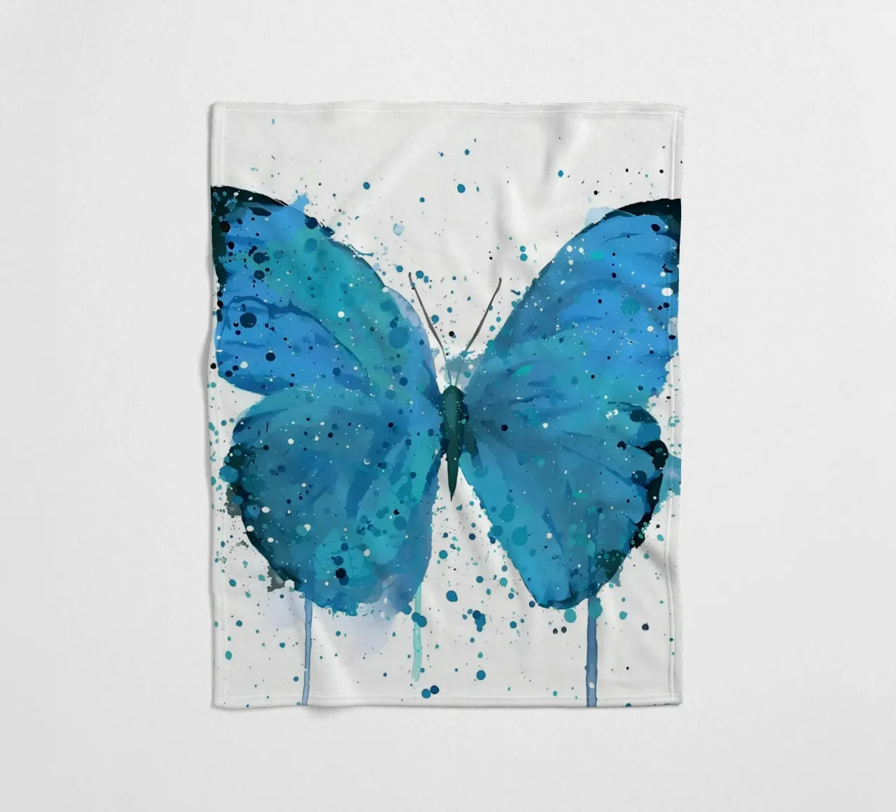 Farfalla Morpho coperta in pile da Nami