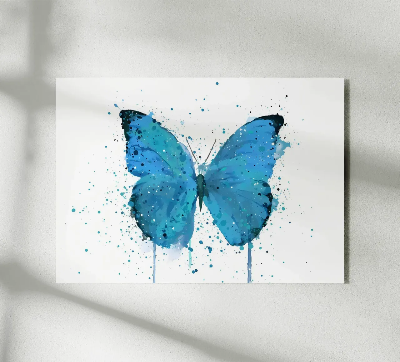 Farfalla Morpho plexiglass da Nami