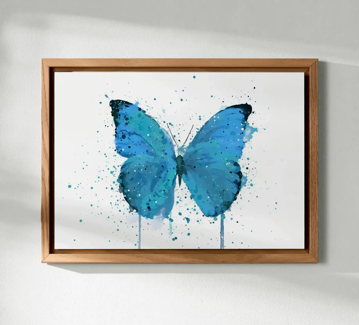 Farfalla Morpho alluminio dibond da Nami