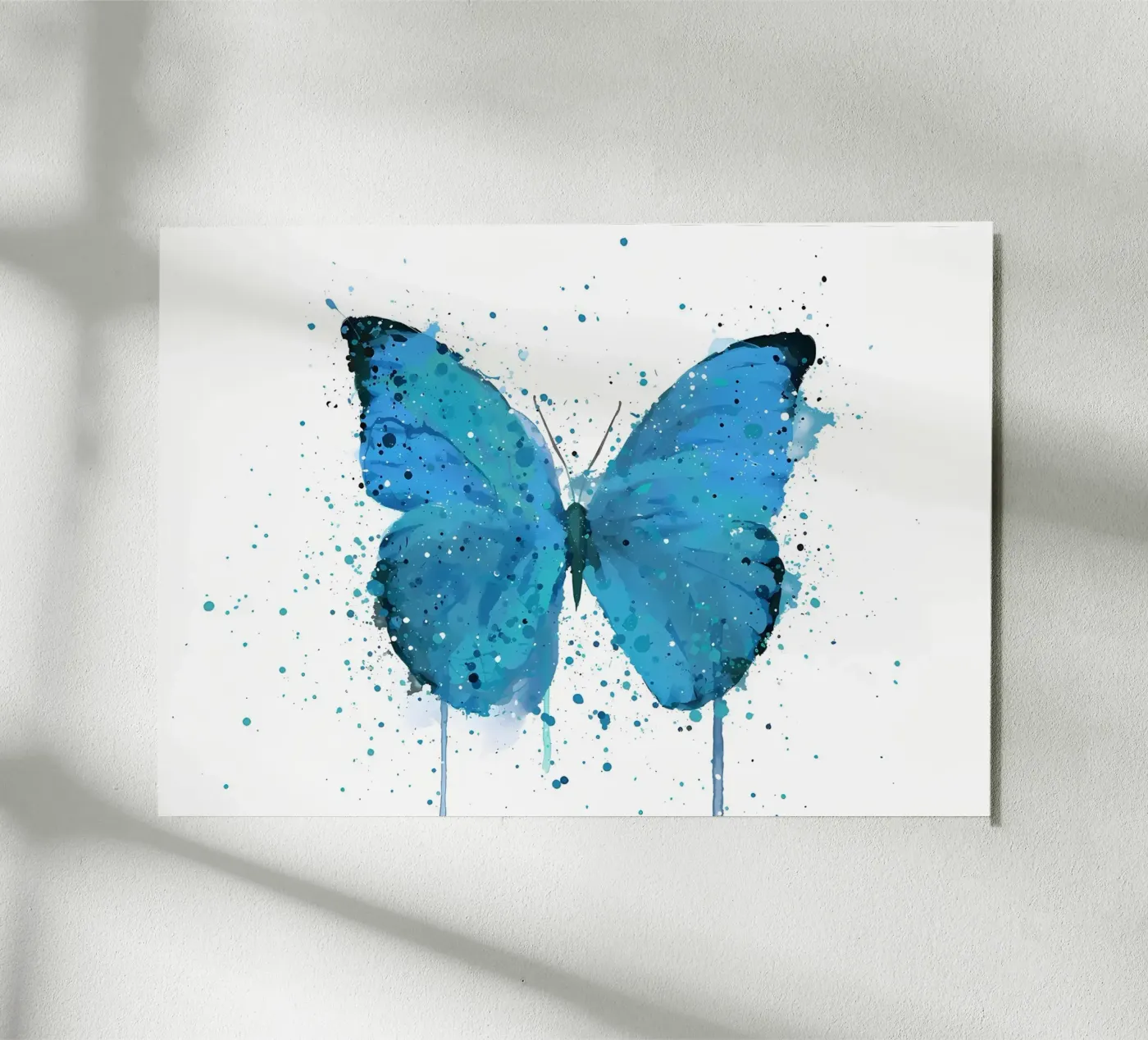 Farfalla Morpho alluminio dibond da Nami