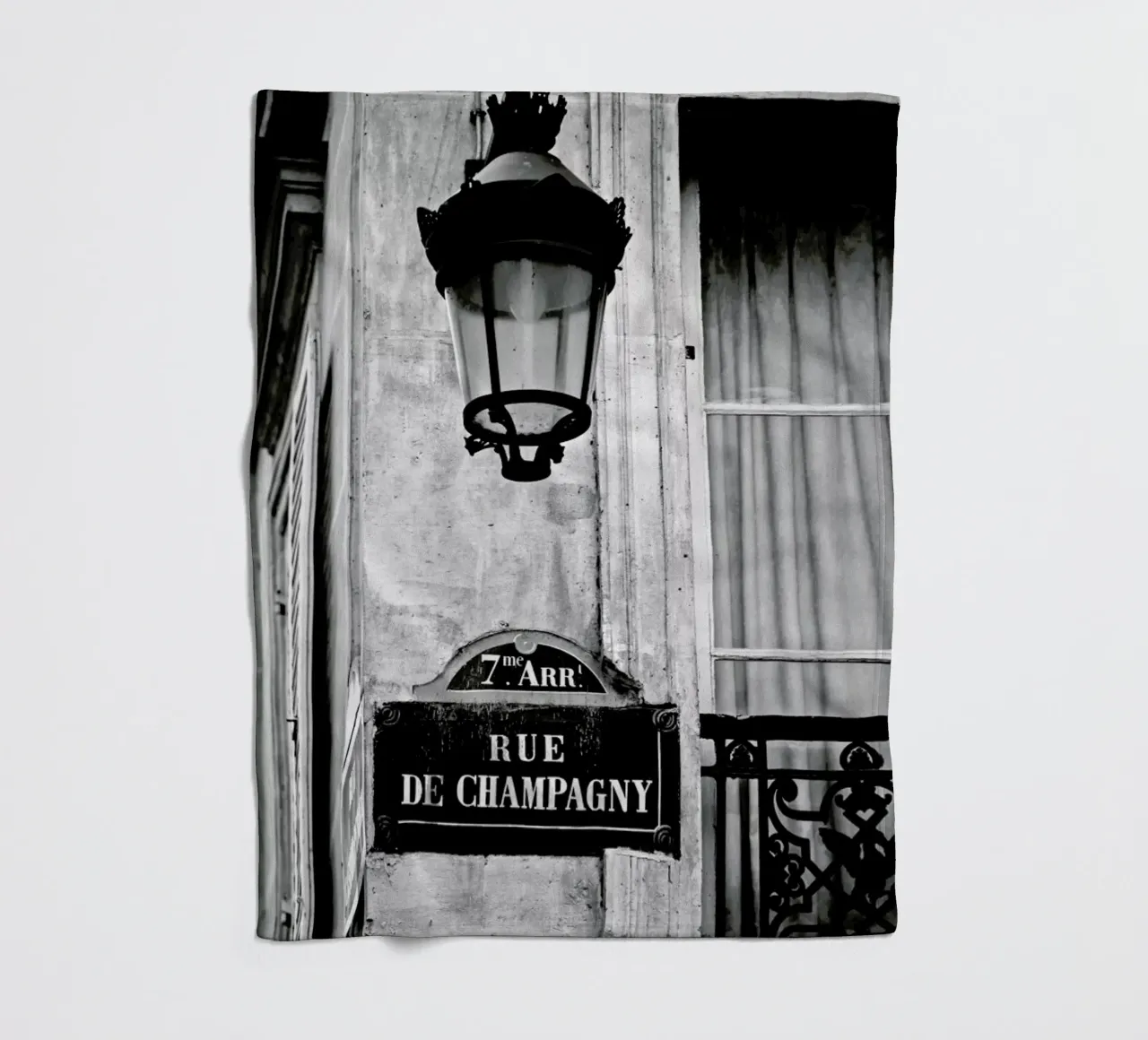 Rue de Champagny Fleecedecke von Magdalena Martin Photography
