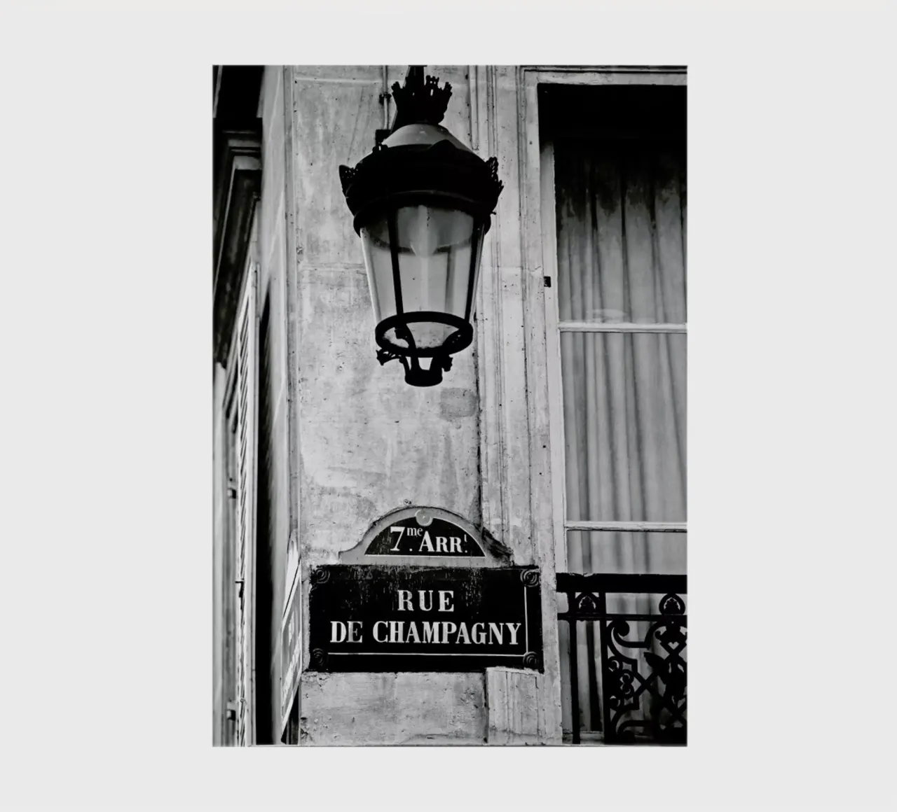 Rue de Champagny notebook by Magdalena Martin Photography