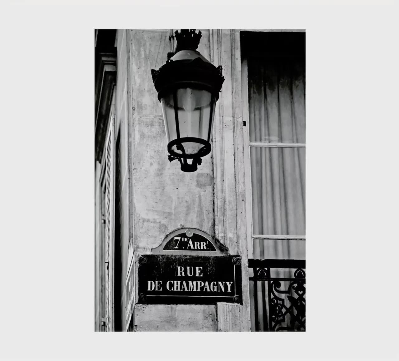Rue de Champagny notebook by Magdalena Martin Photography