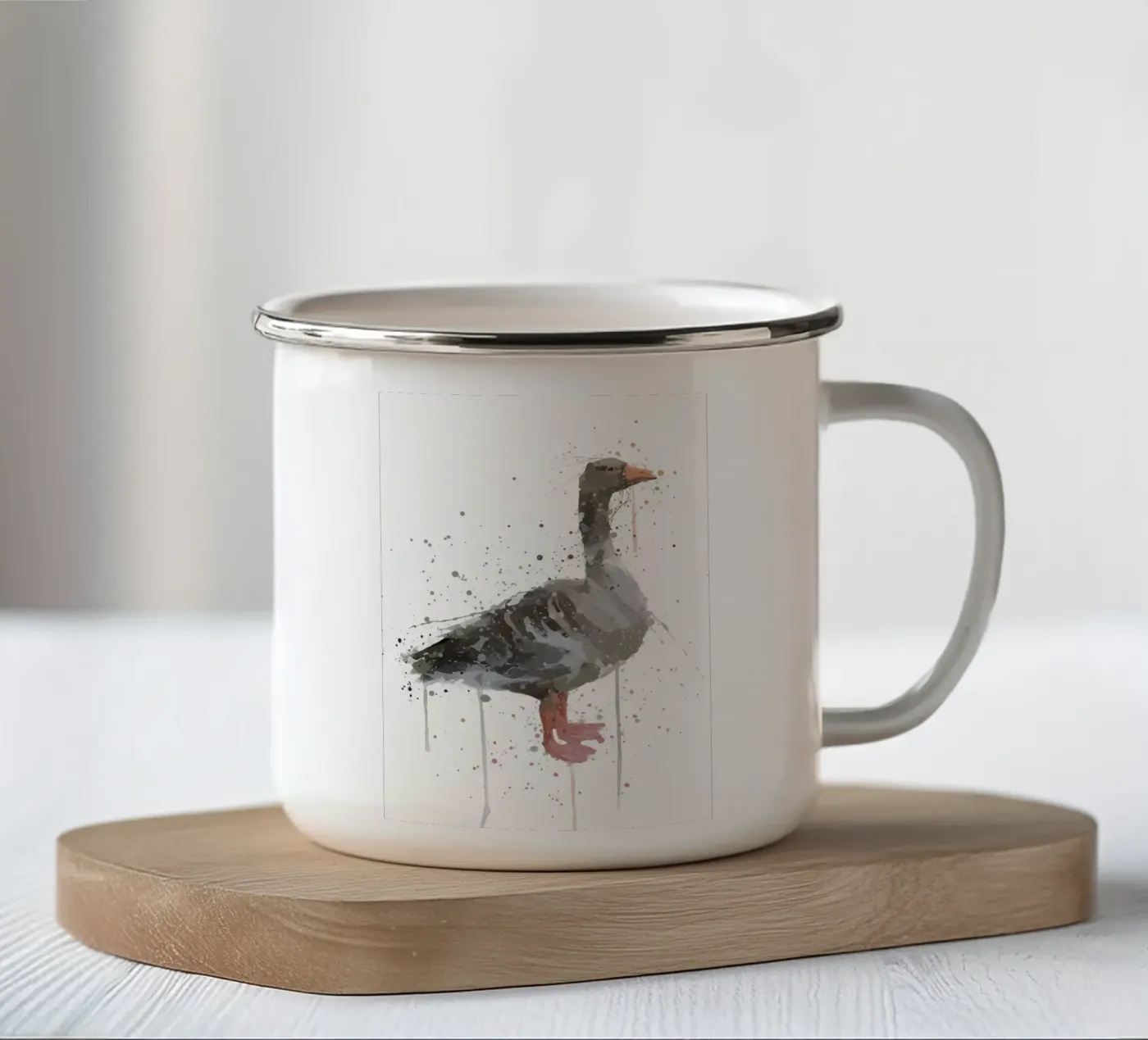 Gans emaille mok van Nami