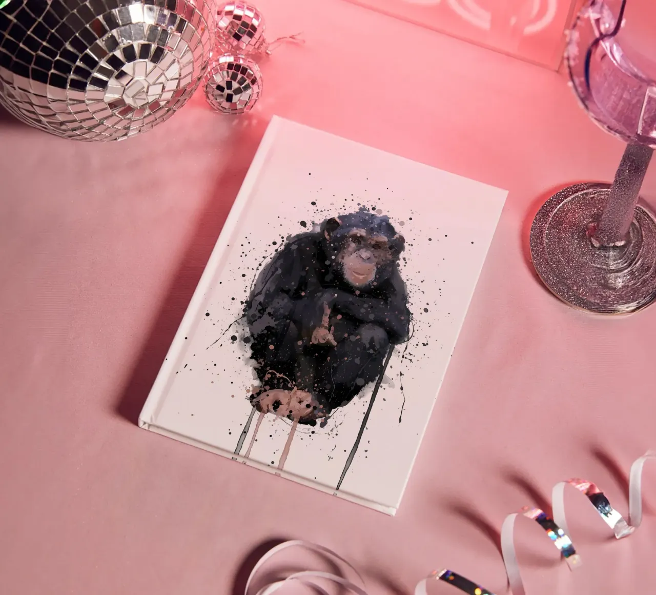 chimpanzee notebook by Nami