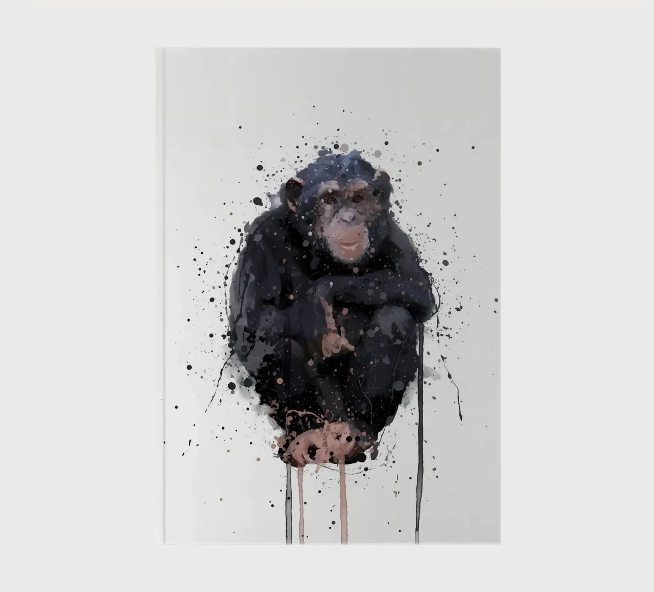 chimpanzee notebook by Nami