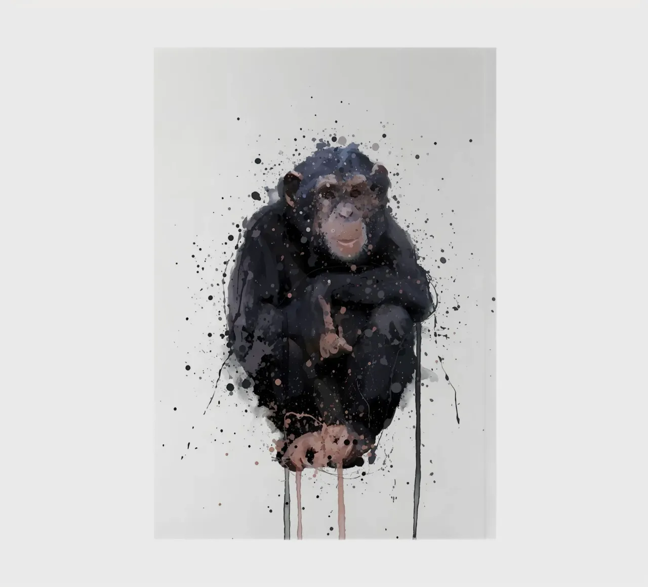 chimpanzee notebook by Nami