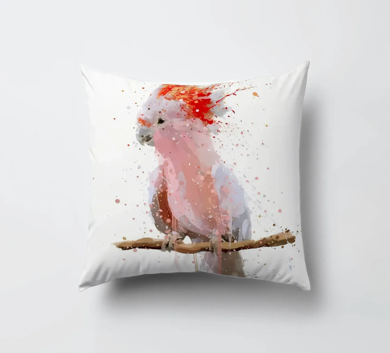 Cacatua Maestà Rosa cuscino da Nami