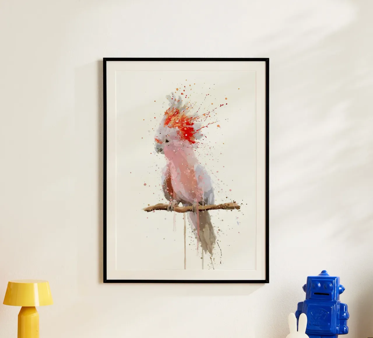 Cockatoo Pink Majesty poster by Nami