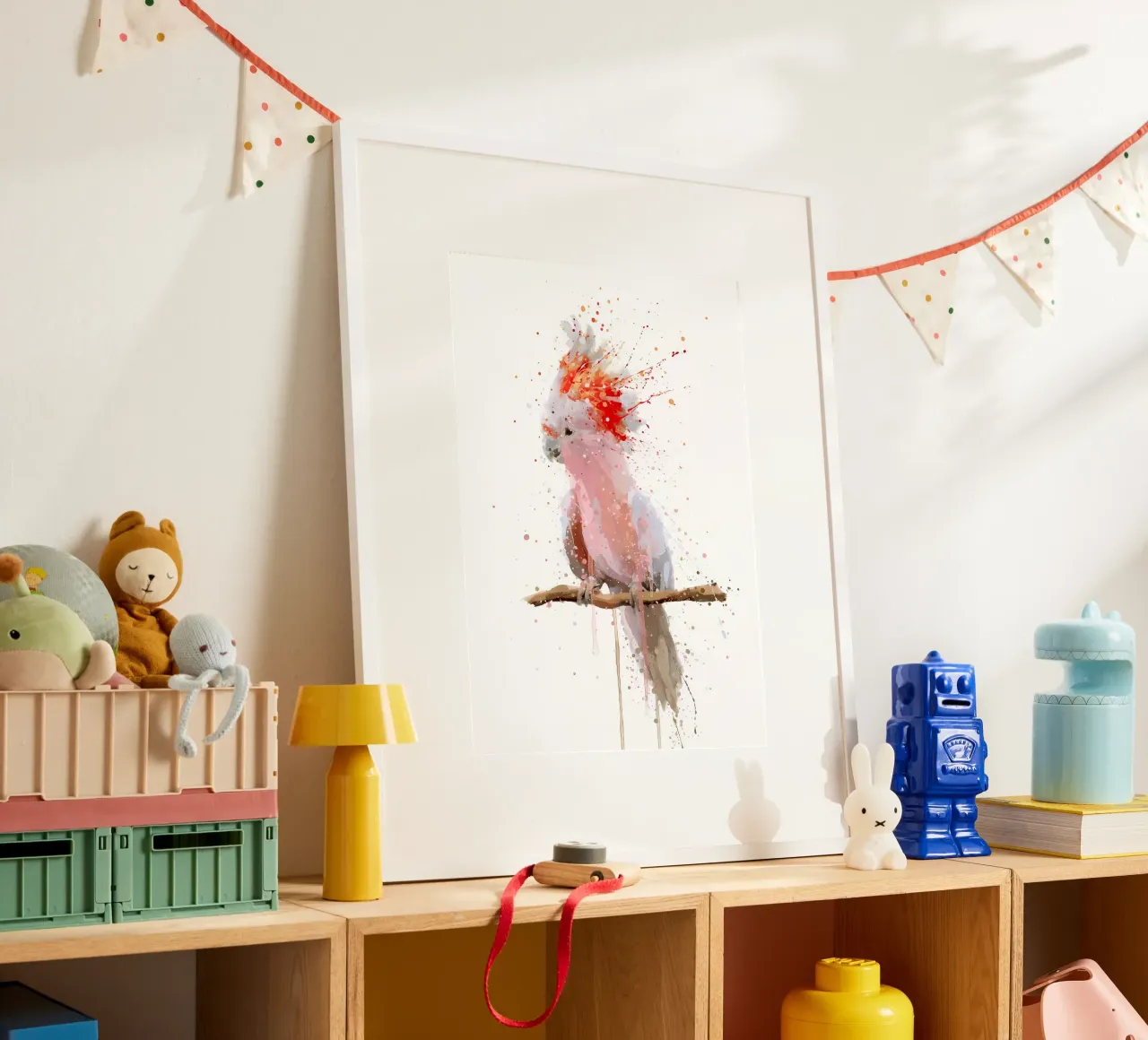 Cockatoo Pink Majesty poster by Nami