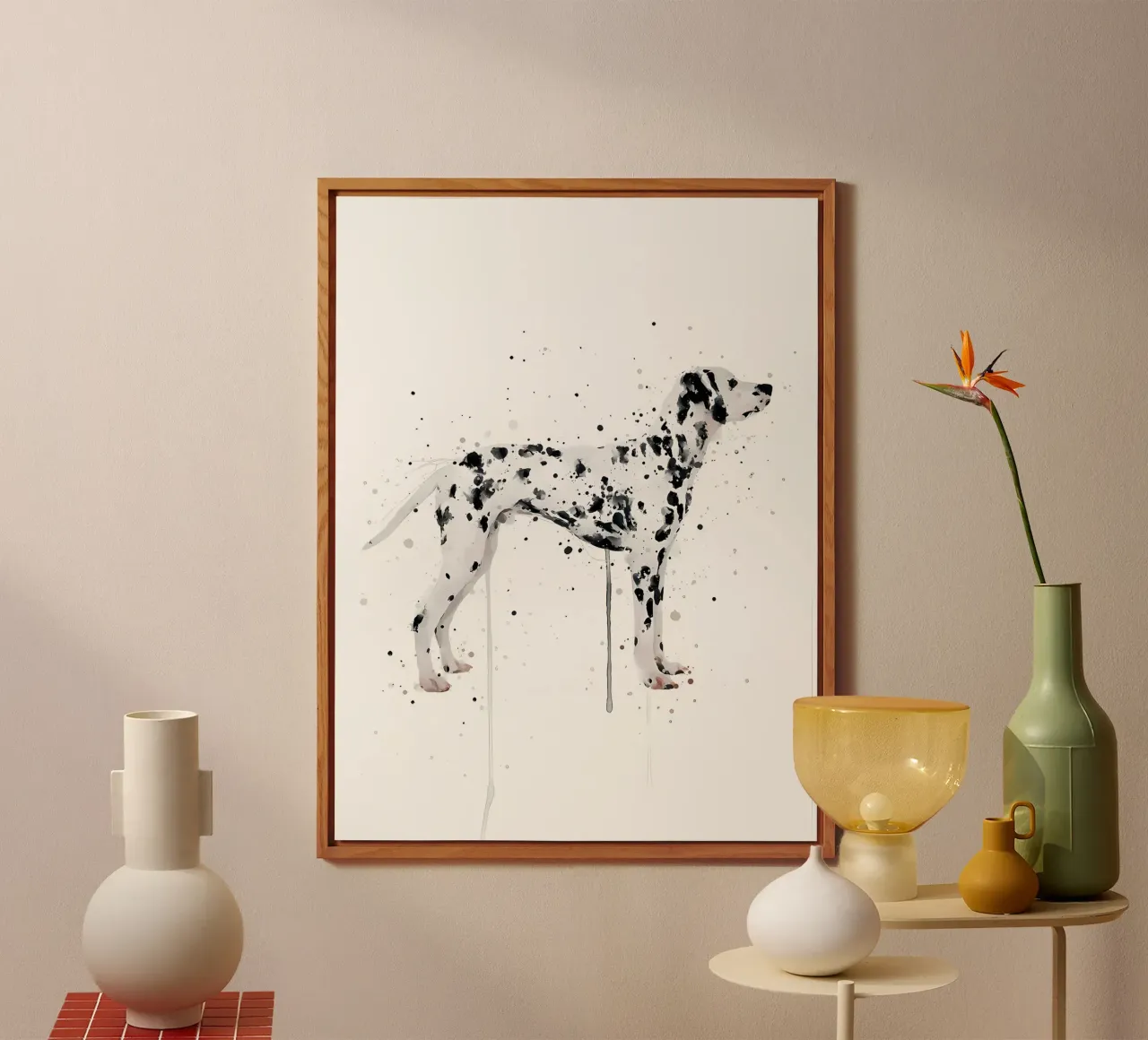 Cane dalmata alluminio dibond da Nami