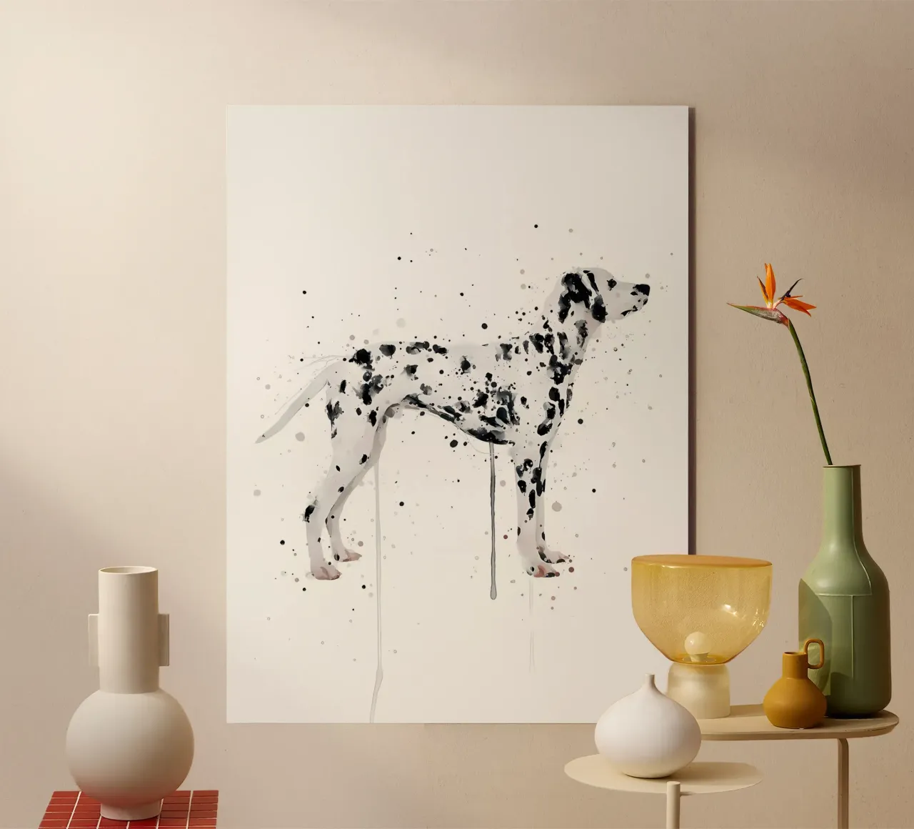 Cane dalmata alluminio dibond da Nami