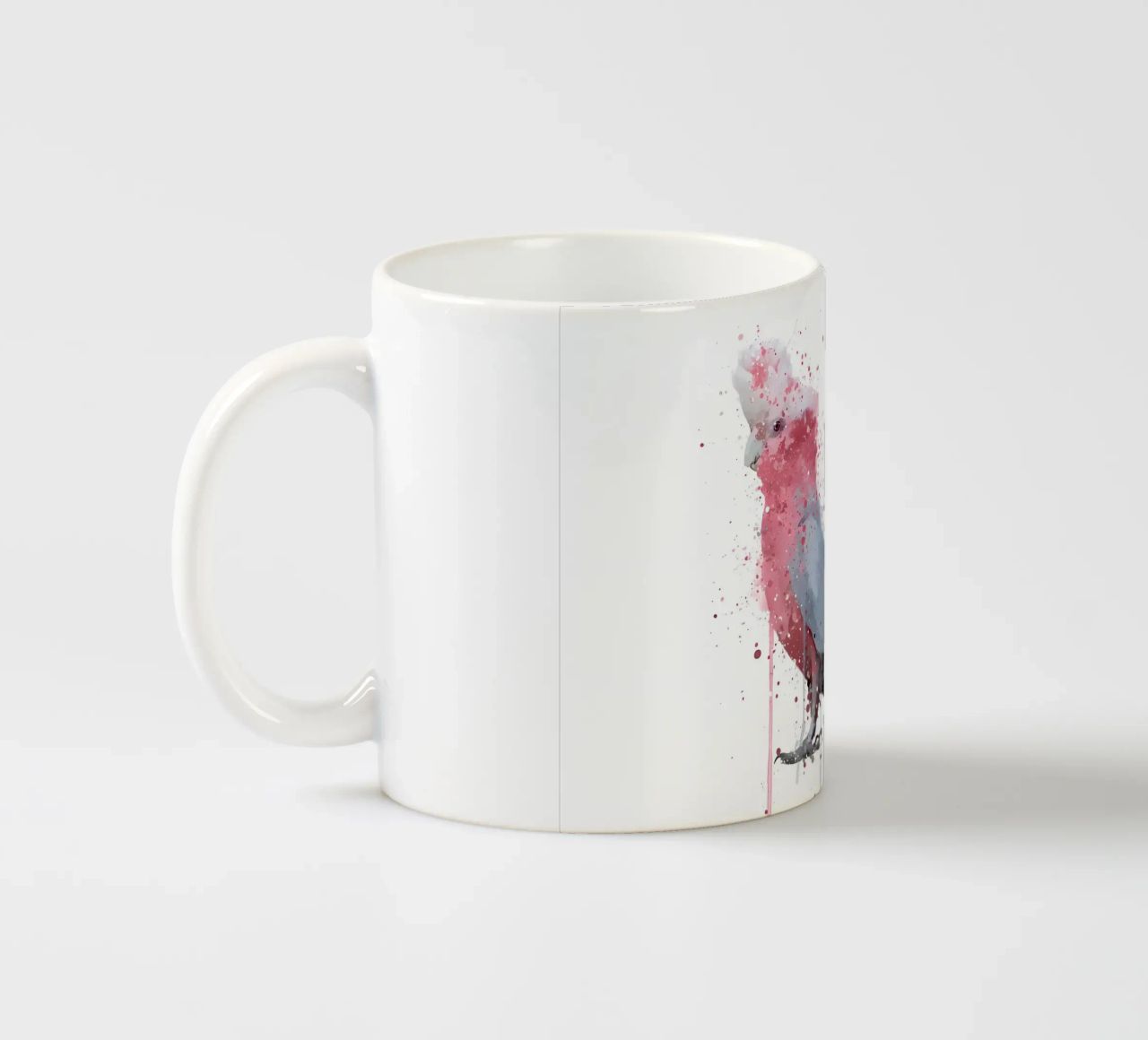 Rosa cacatua tazza in ceramica da Nami
