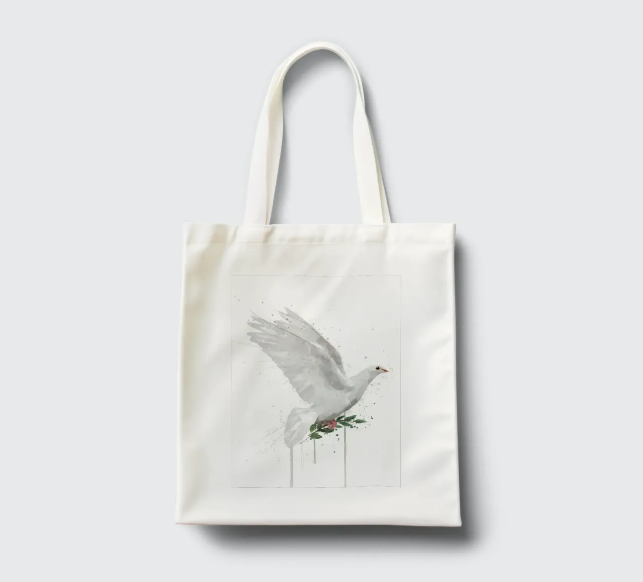 Dove Bird tote bag by Nami